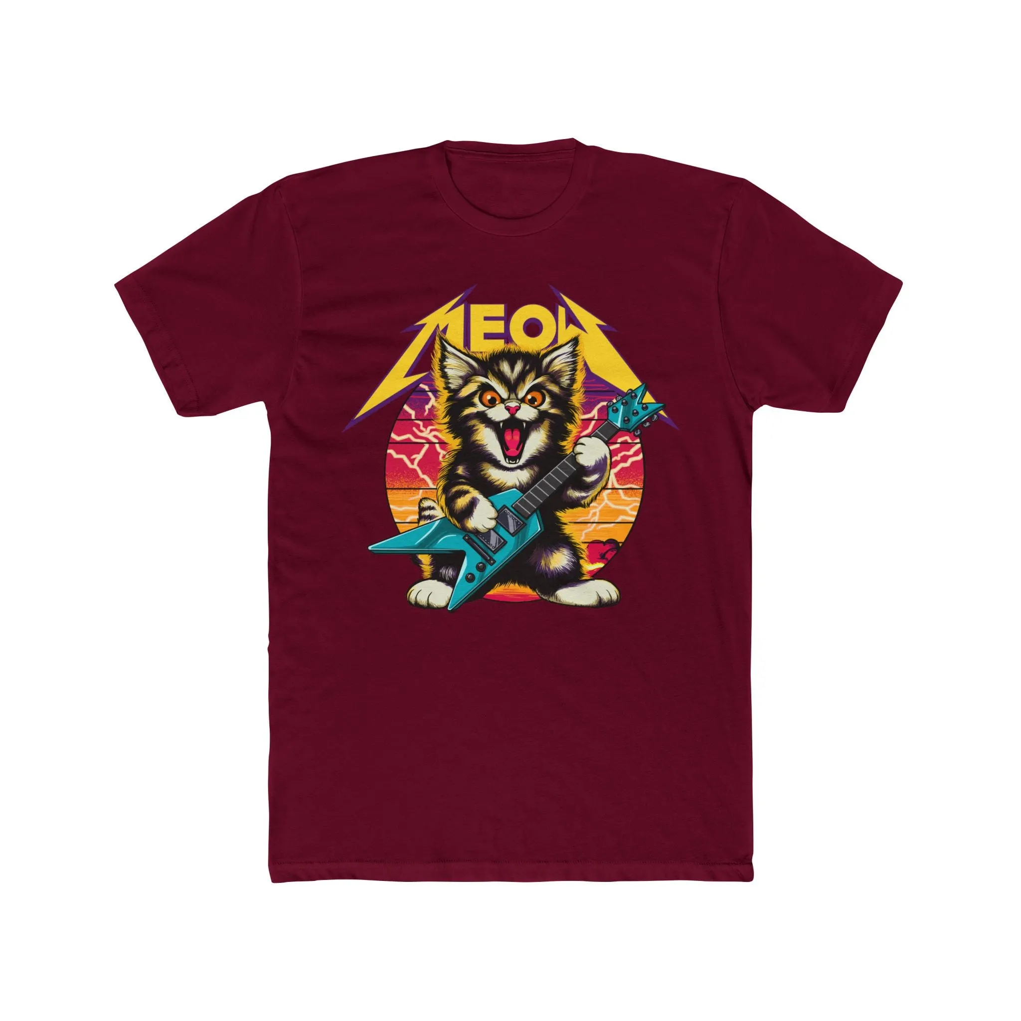 Hard Rock Kitty W/ Yellow - On Next Level T-Shirt