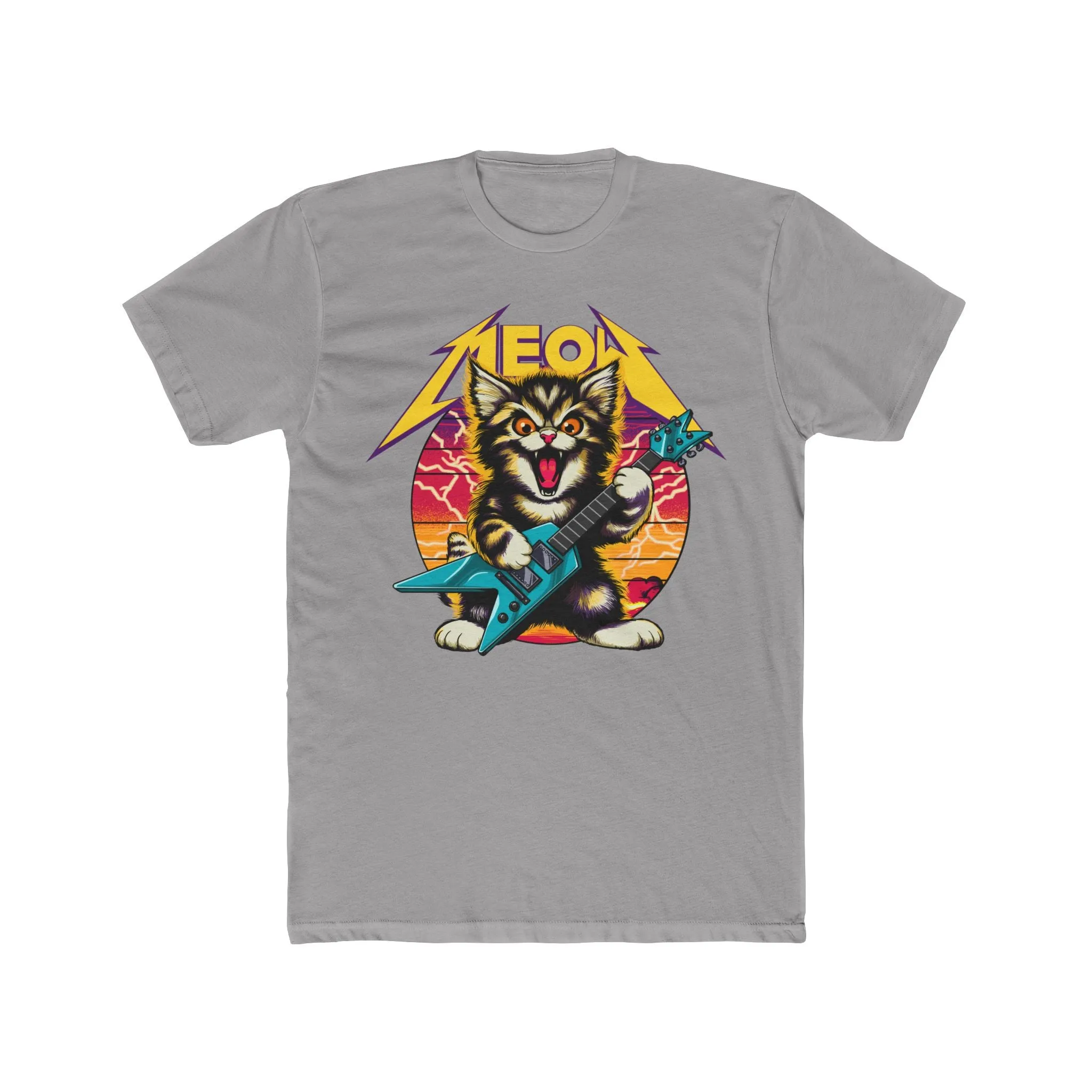 Hard Rock Kitty W/ Yellow - On Next Level T-Shirt