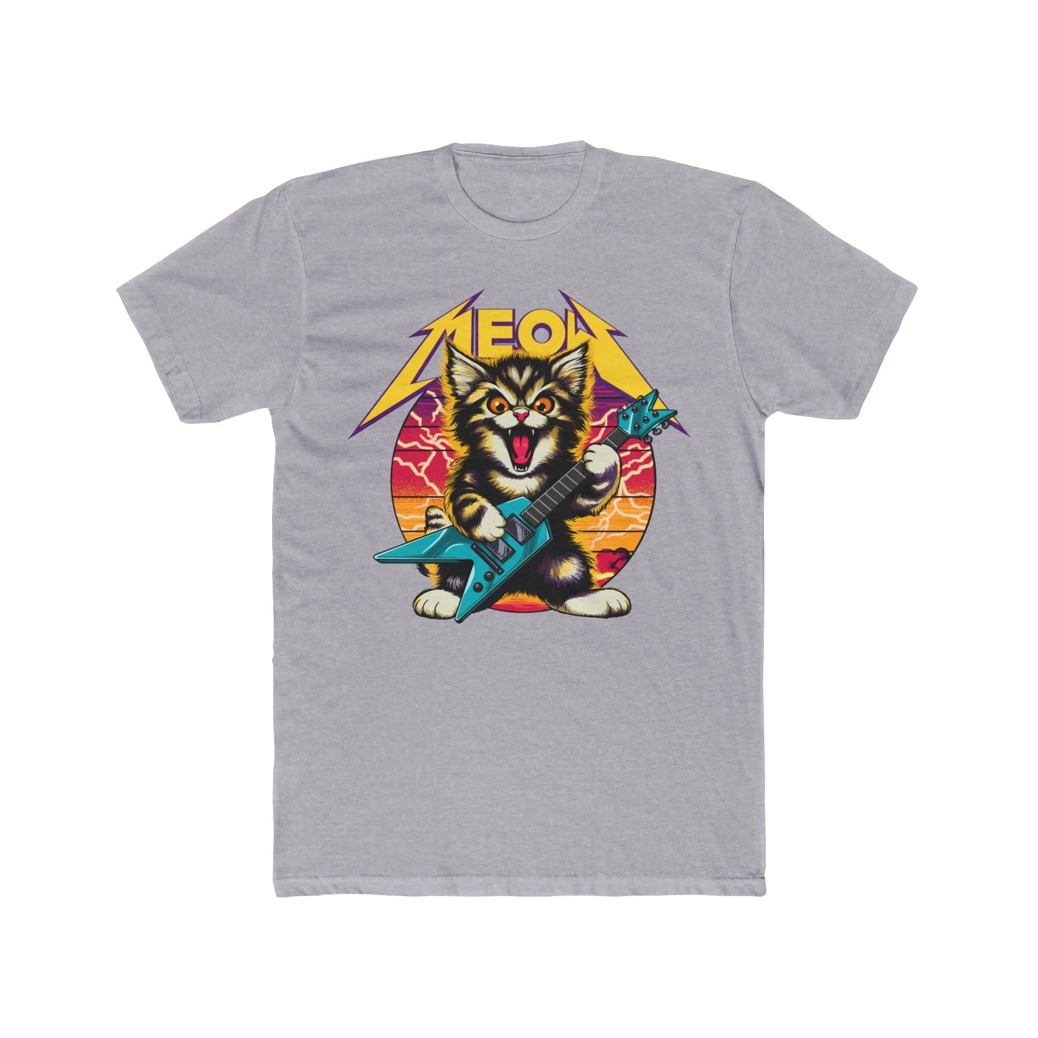 Hard Rock Kitty W/ Yellow - On Next Level T-Shirt