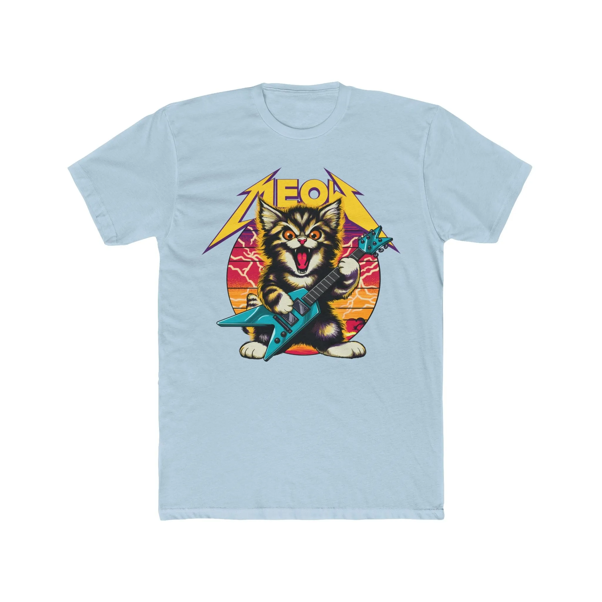 Hard Rock Kitty W/ Yellow - On Next Level T-Shirt