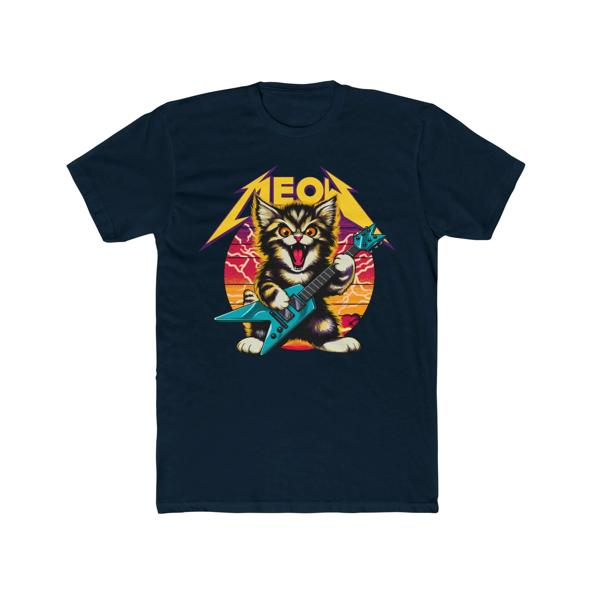 Hard Rock Kitty W/ Yellow - On Next Level T-Shirt