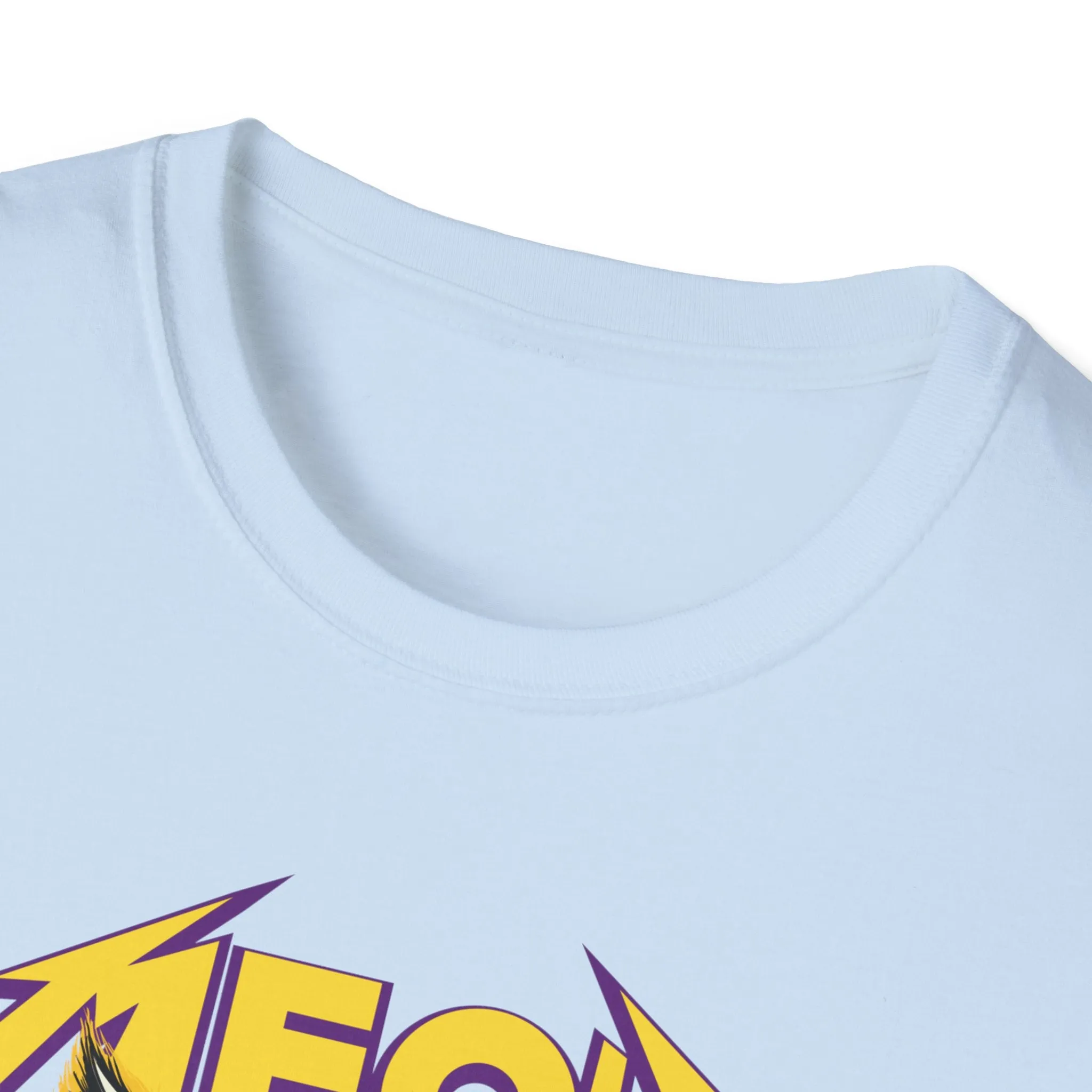 Hard Rock Kitty -- Yellow -- On Gildan Softstyle T-Shirt