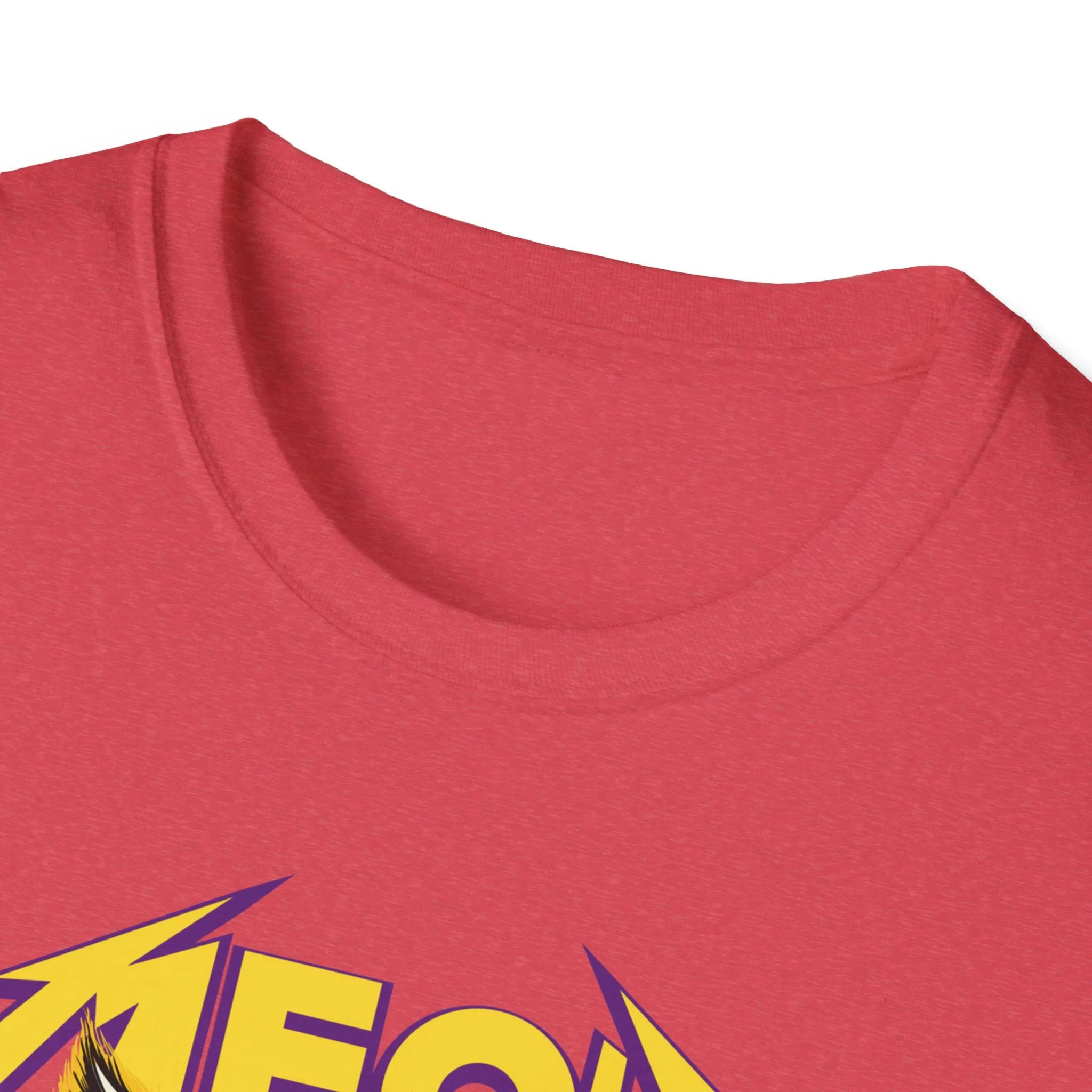 Hard Rock Kitty -- Yellow -- On Gildan Softstyle T-Shirt