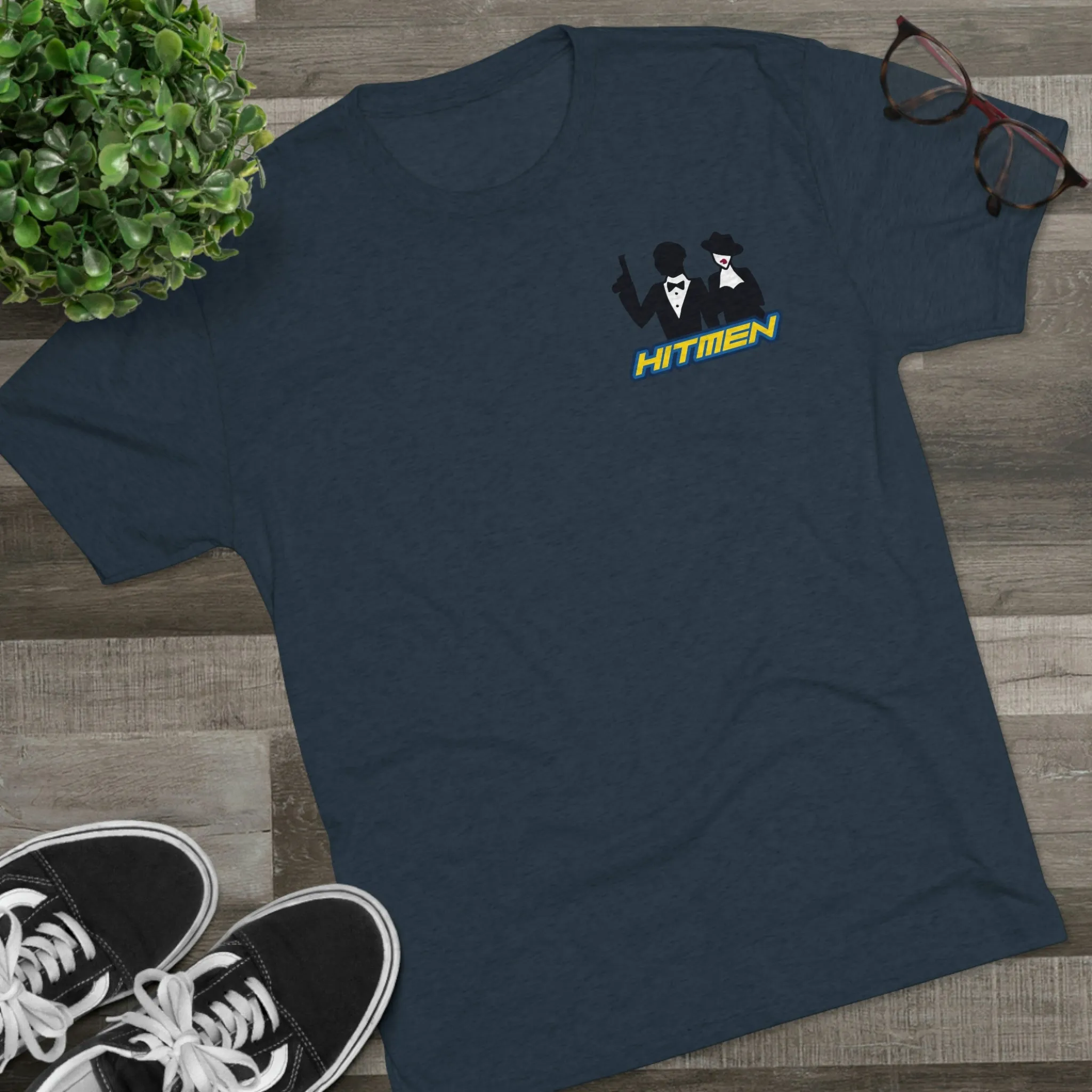 Hitmen Logo Tri-Blend Crew Tee