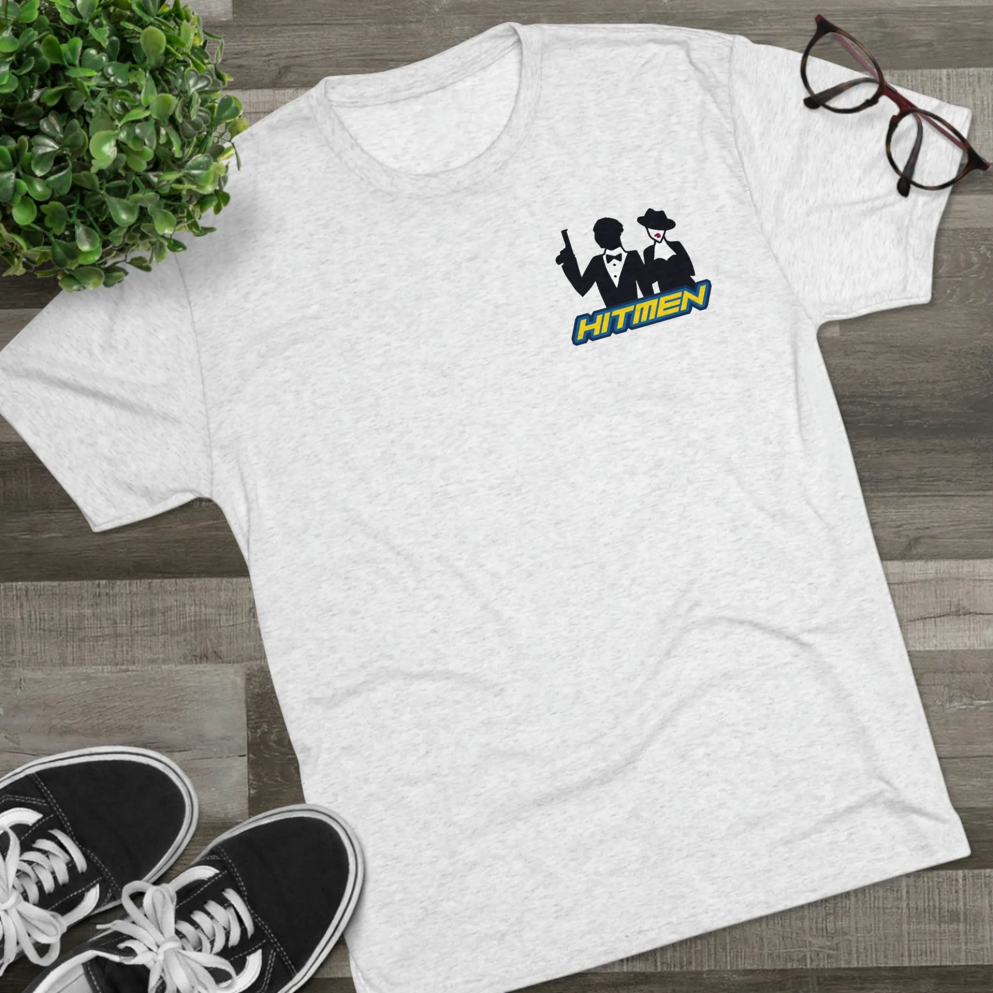 Hitmen Logo Tri-Blend Crew Tee