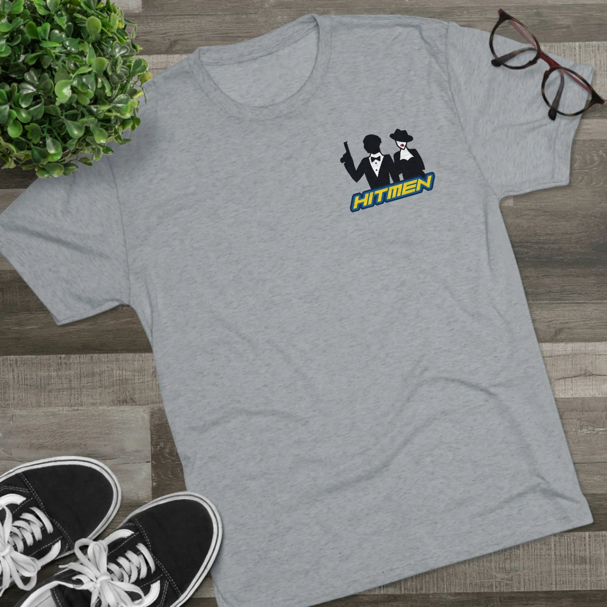Hitmen Logo Tri-Blend Crew Tee