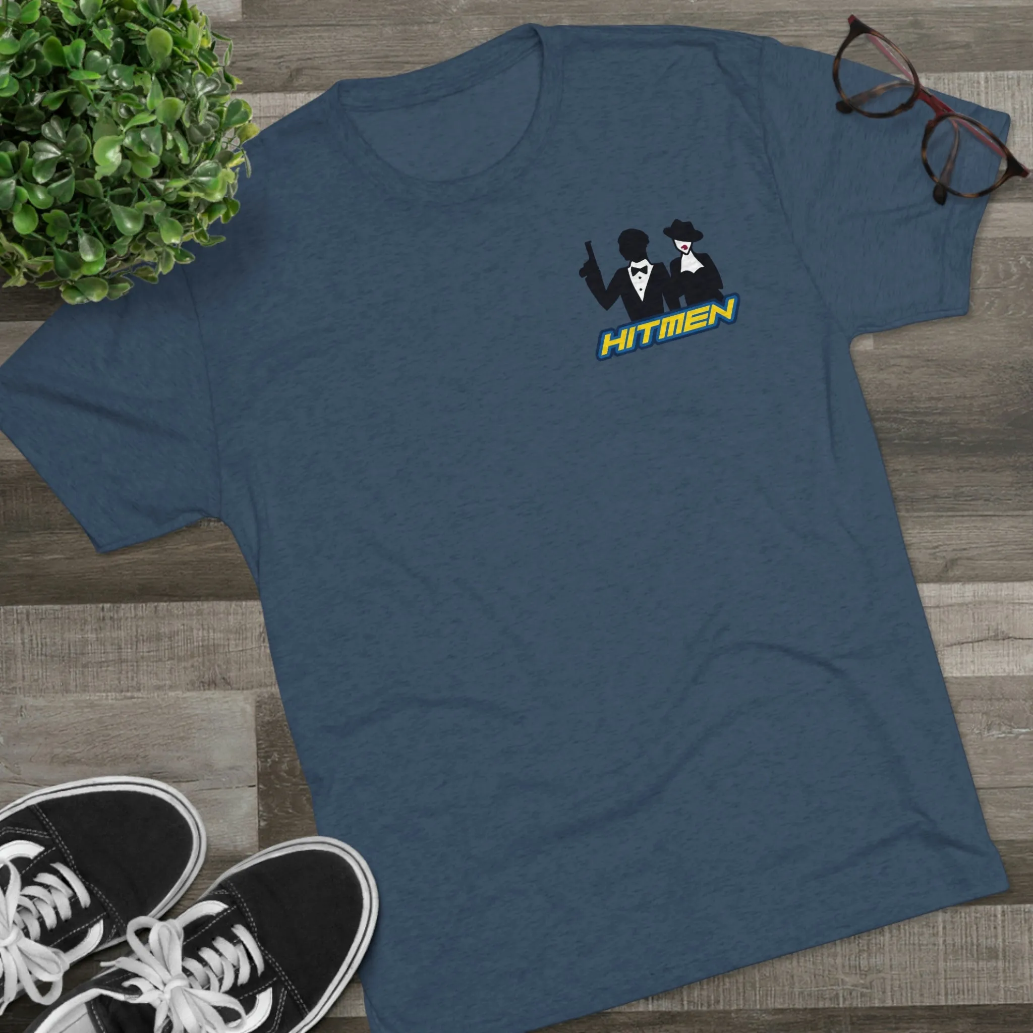 Hitmen Logo Tri-Blend Crew Tee