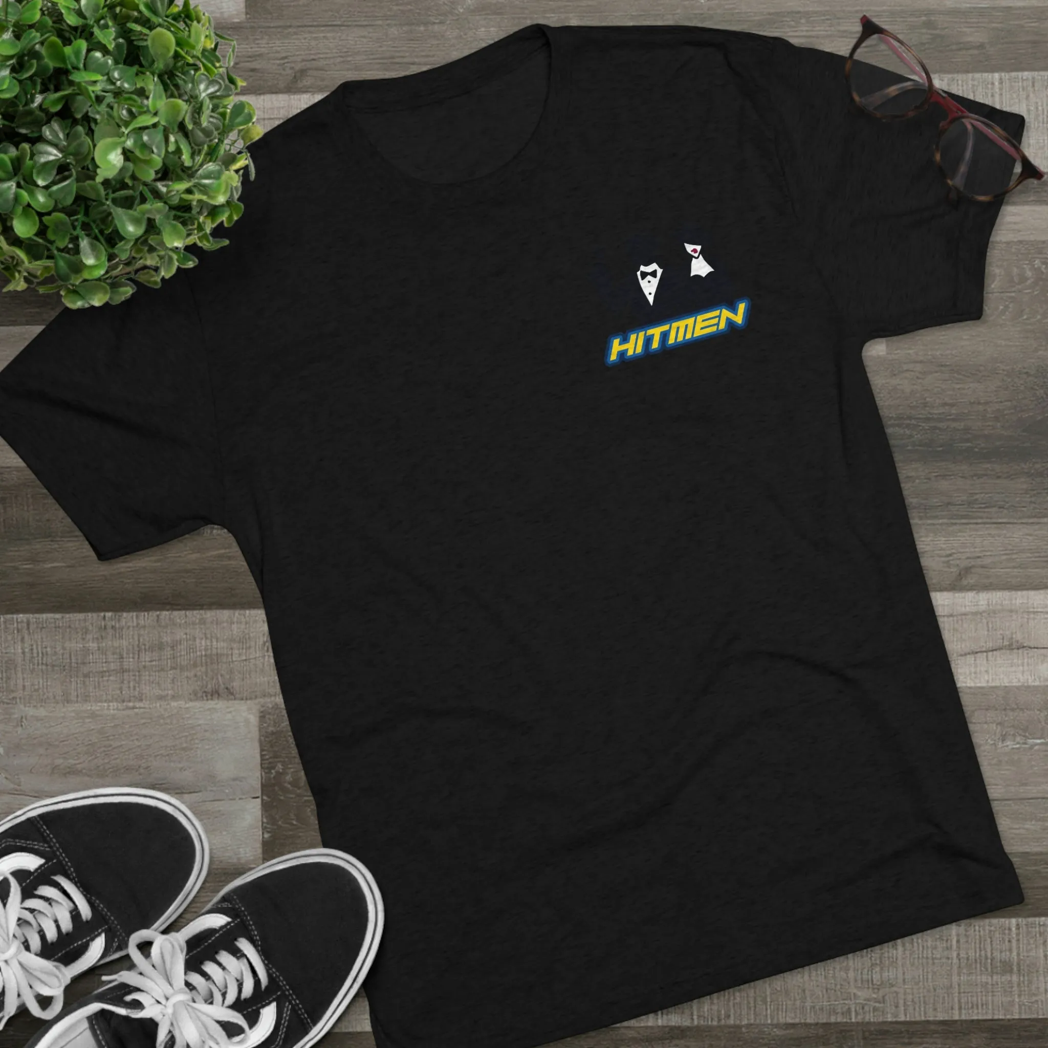 Hitmen Logo Tri-Blend Crew Tee