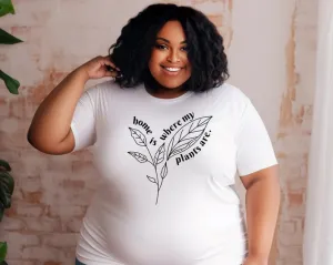 Home is where my plants are (Unisex t-shirt)