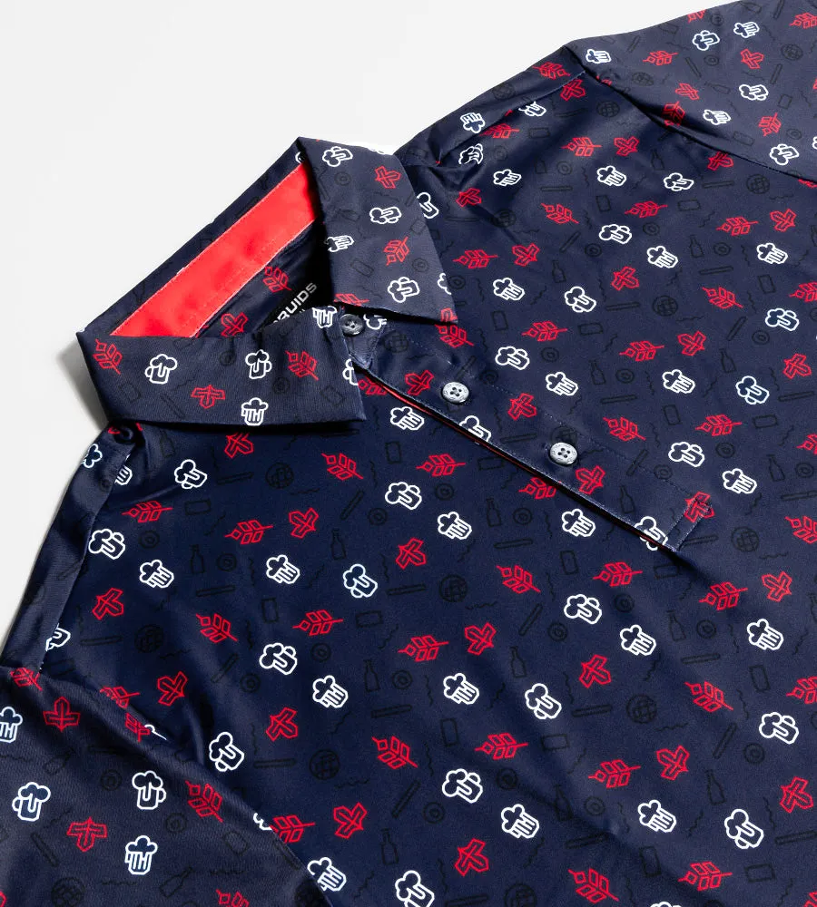 HOPS N BARLEY POLO - NAVY