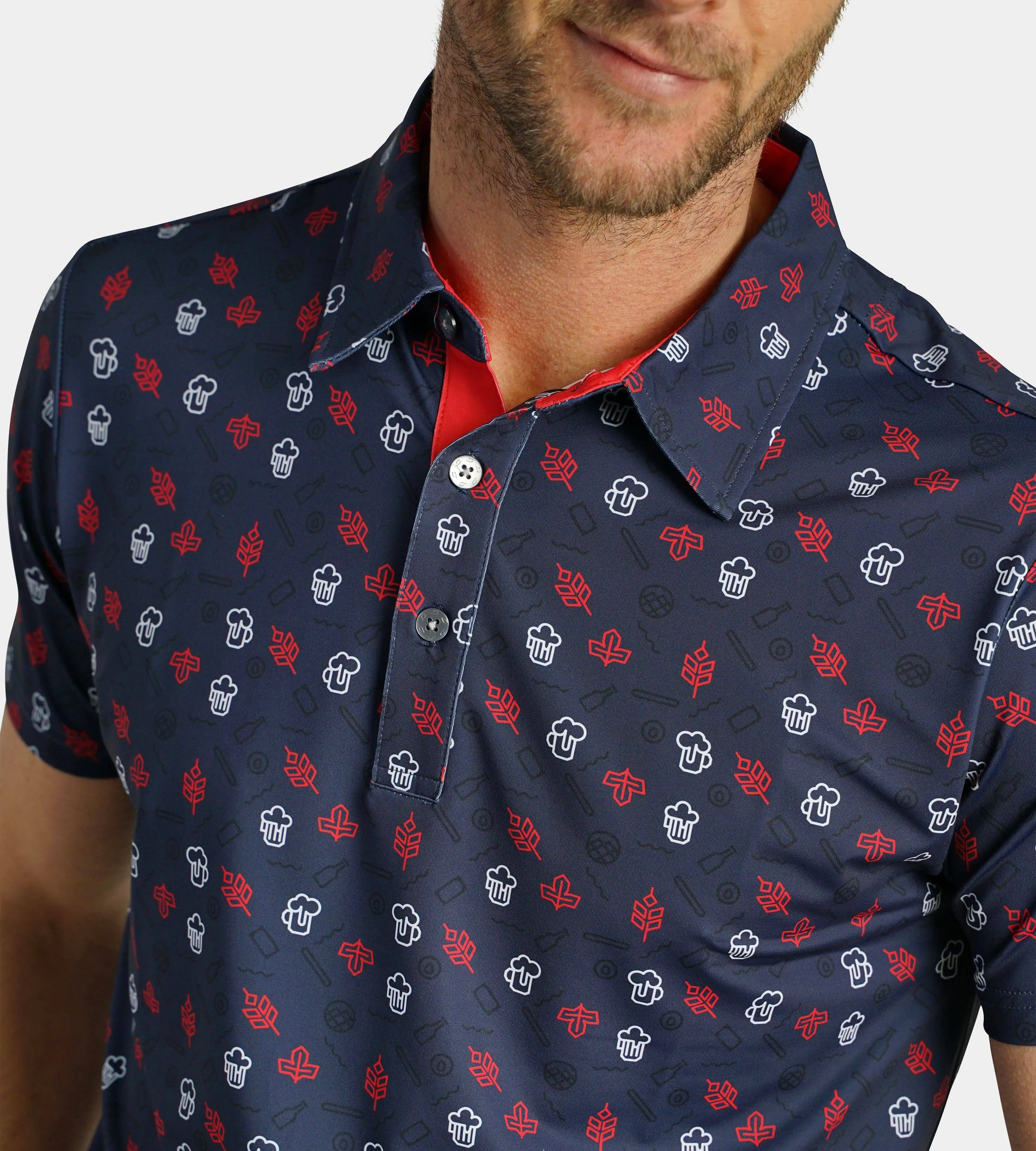 HOPS N BARLEY POLO - NAVY