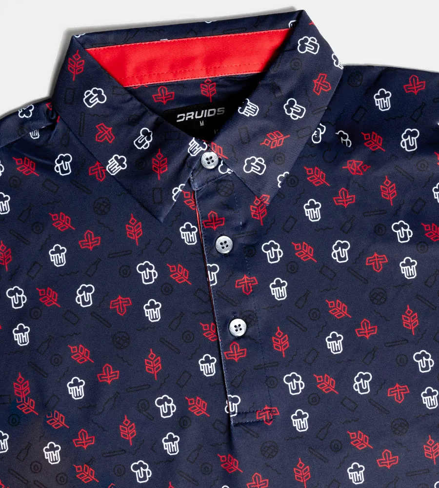 HOPS N BARLEY POLO - NAVY