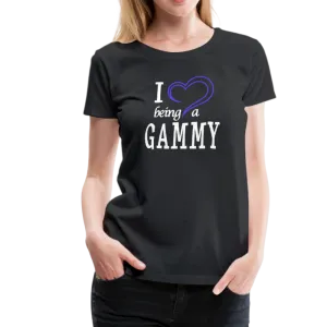 I Heart Being a Gammy Women’s Premium T-Shirt (CK1560)