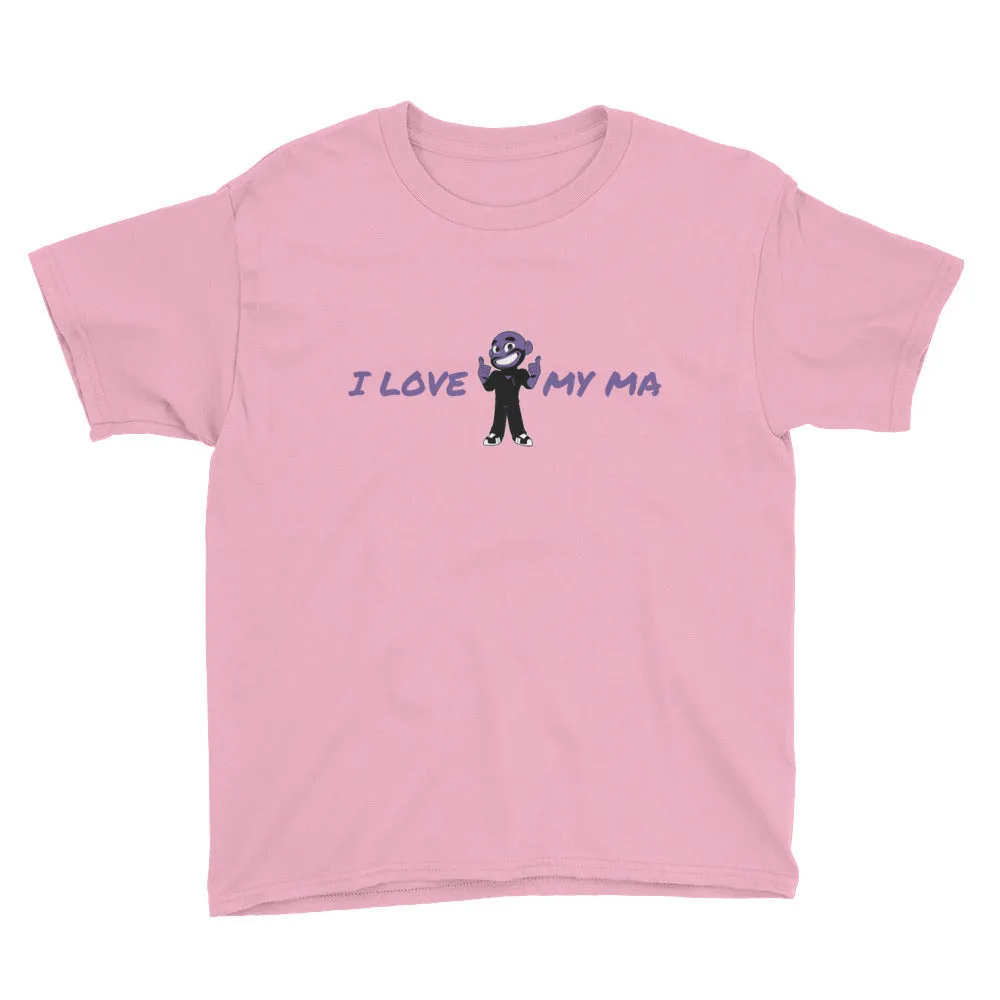 I Love My MA KA Youth Short Sleeve T-Shirt