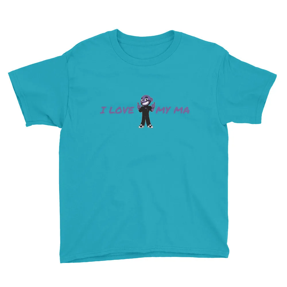 I Love My MA KA Youth Short Sleeve T-Shirt