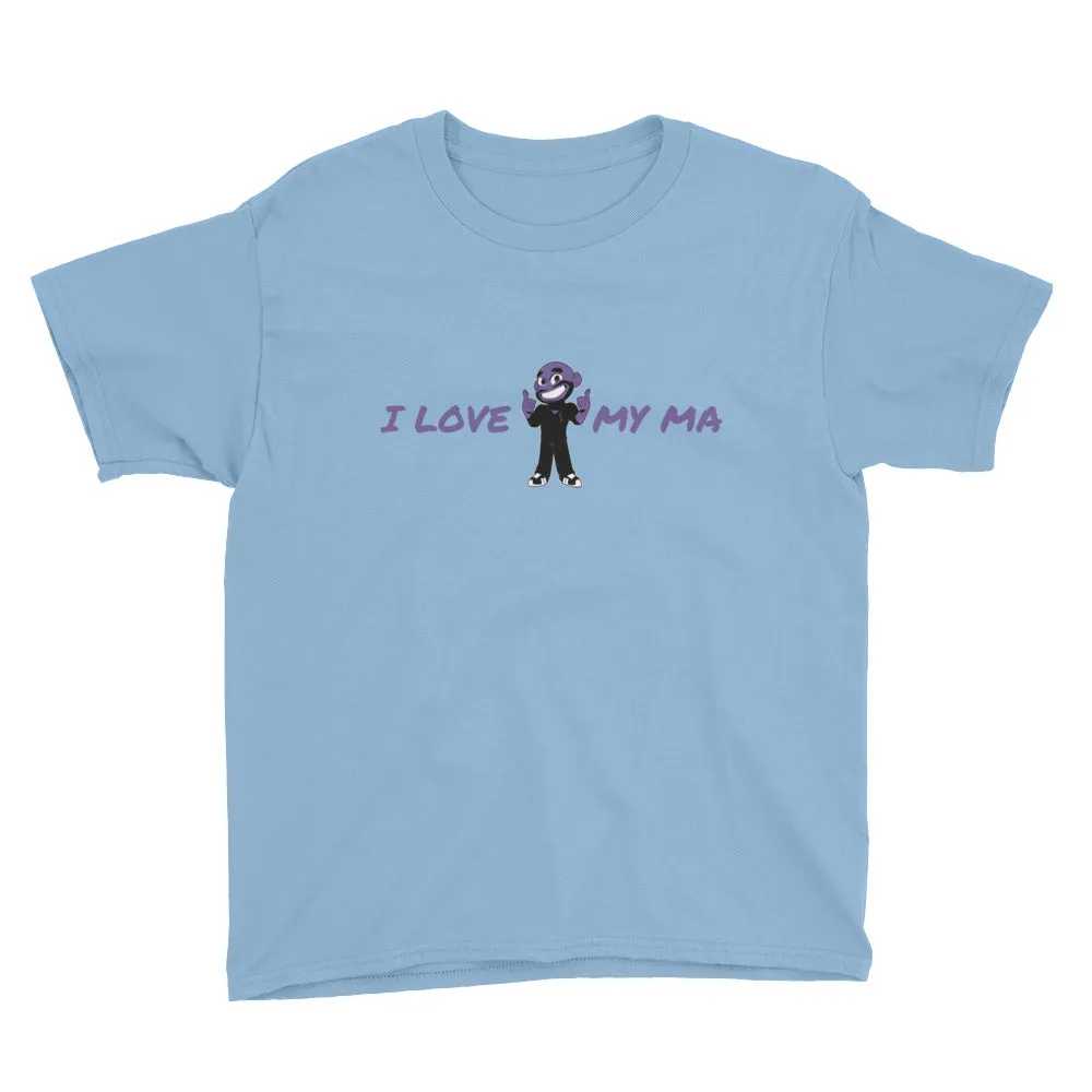I Love My MA KA Youth Short Sleeve T-Shirt