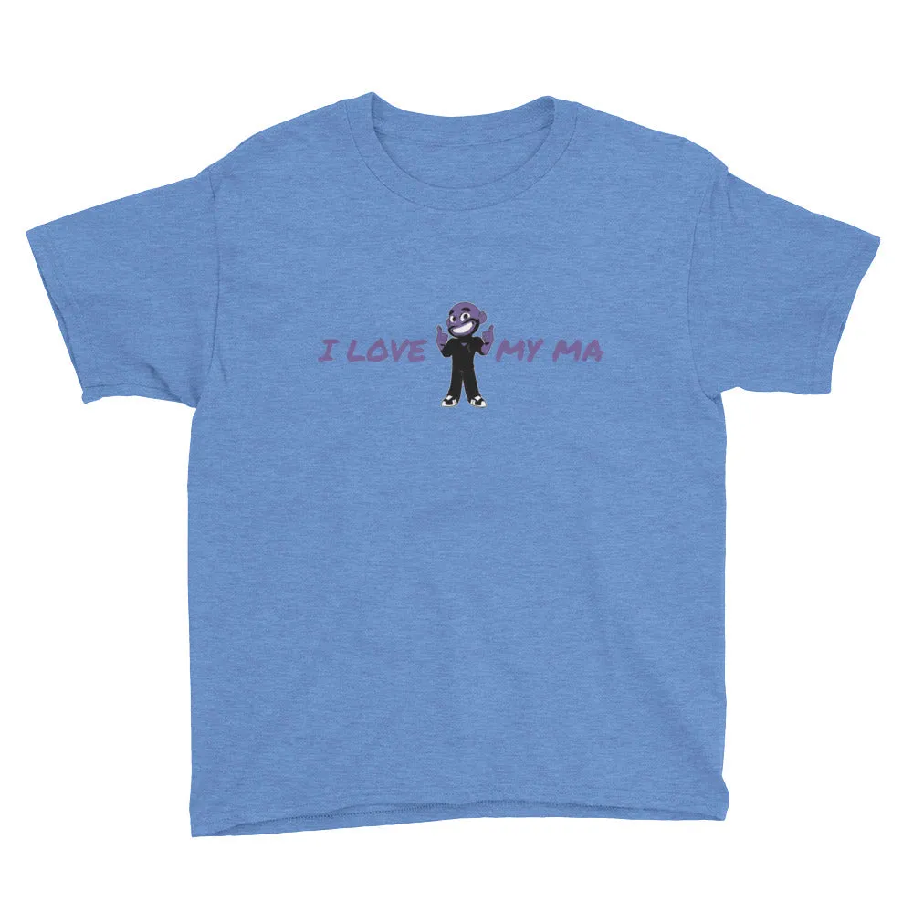 I Love My MA KA Youth Short Sleeve T-Shirt