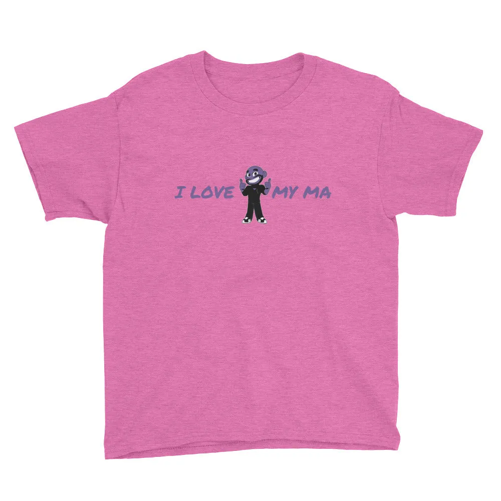 I Love My MA KA Youth Short Sleeve T-Shirt