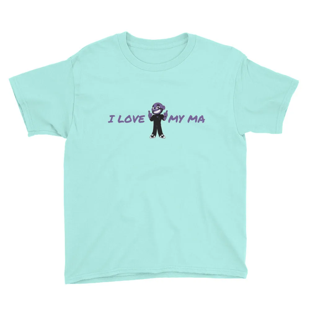 I Love My MA KA Youth Short Sleeve T-Shirt