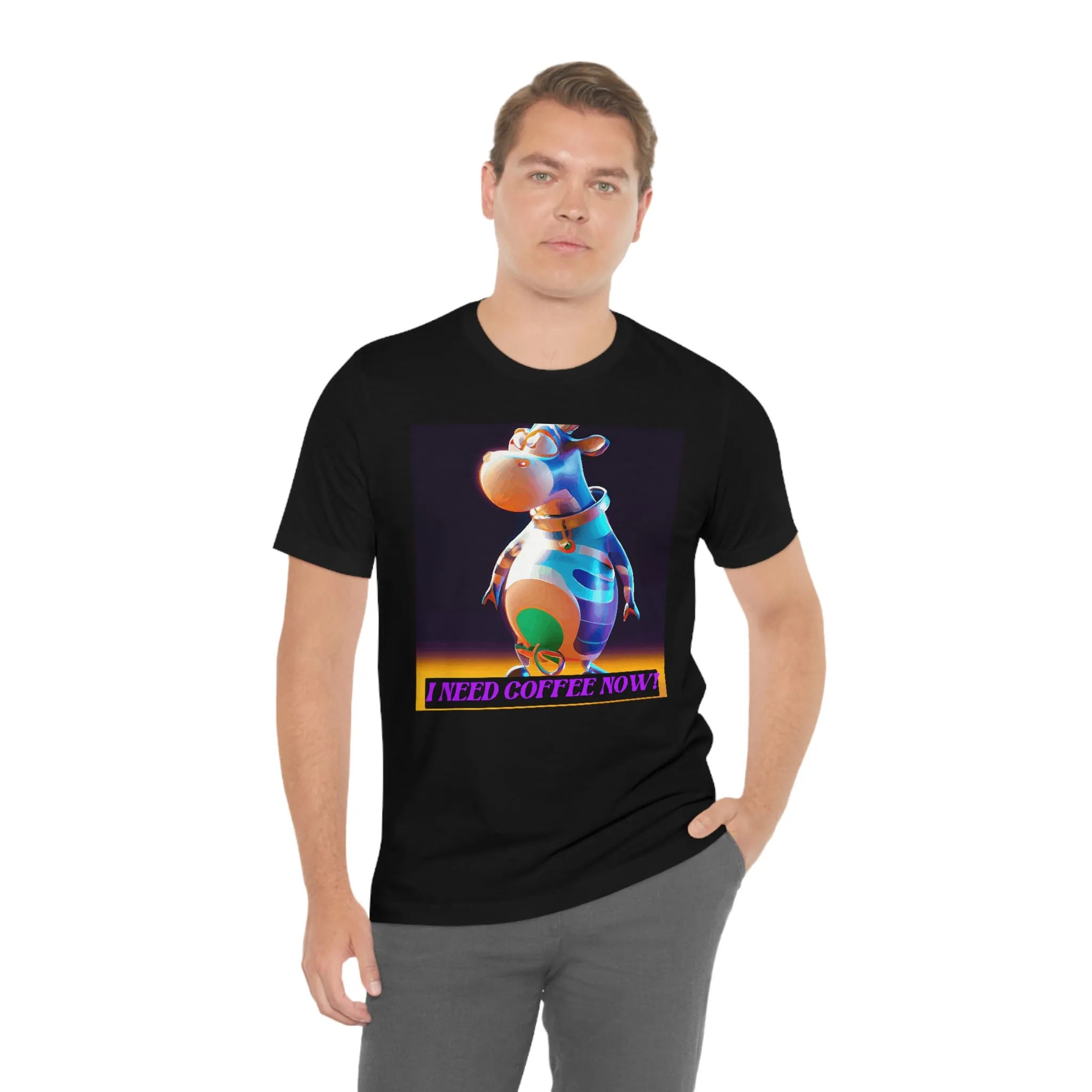 I Need Coffee Now! Short Sleeve Tee