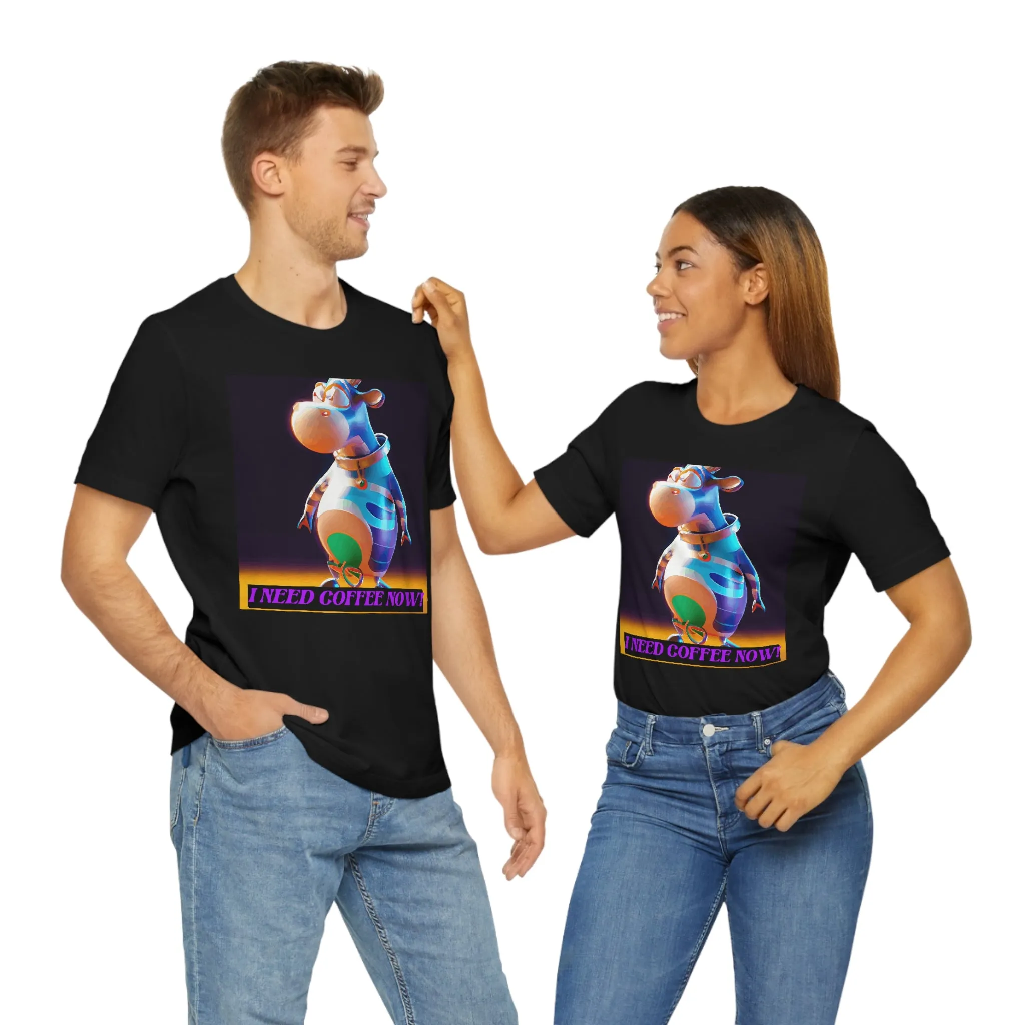 I Need Coffee Now! Short Sleeve Tee