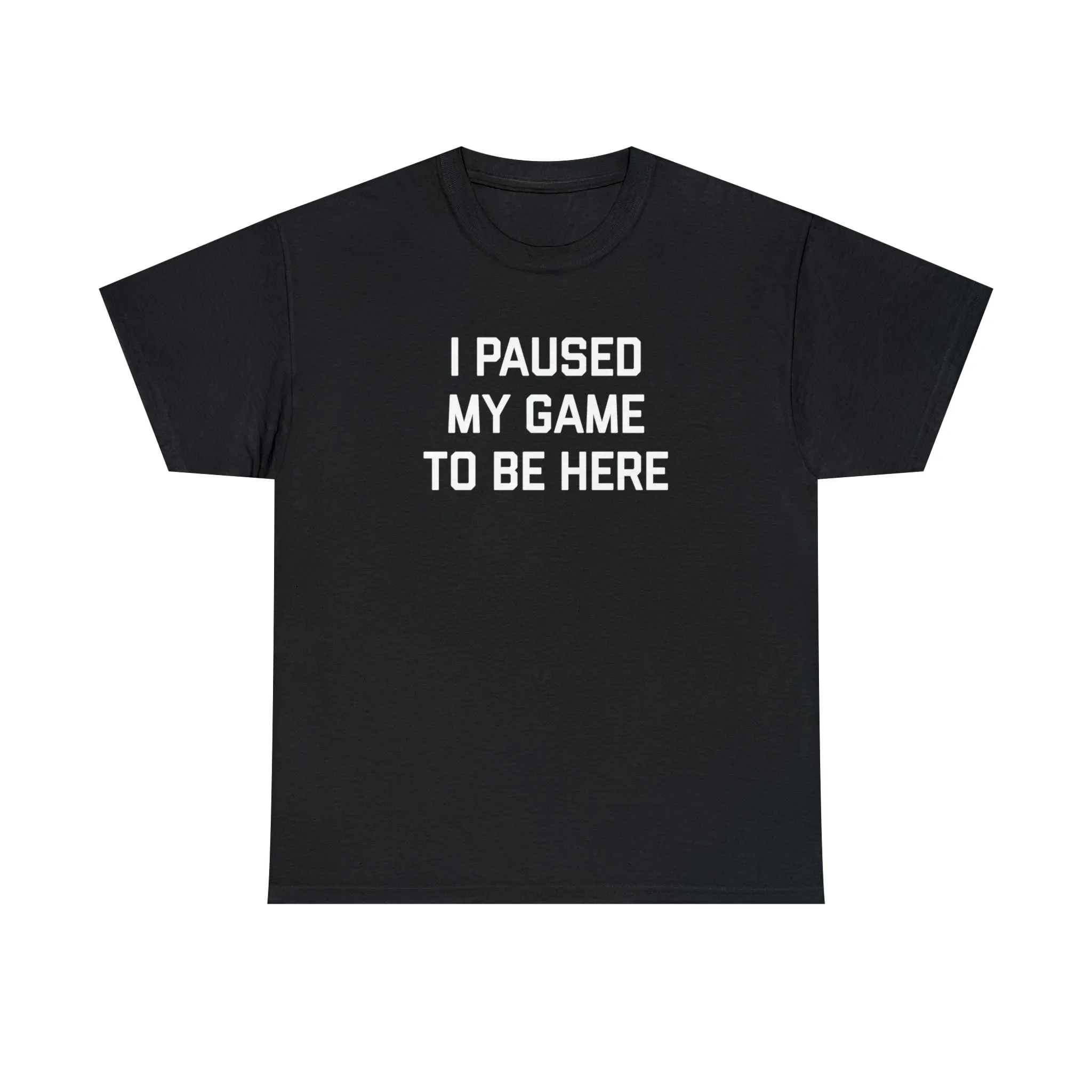 I Paused My Game to be Here T-shirt