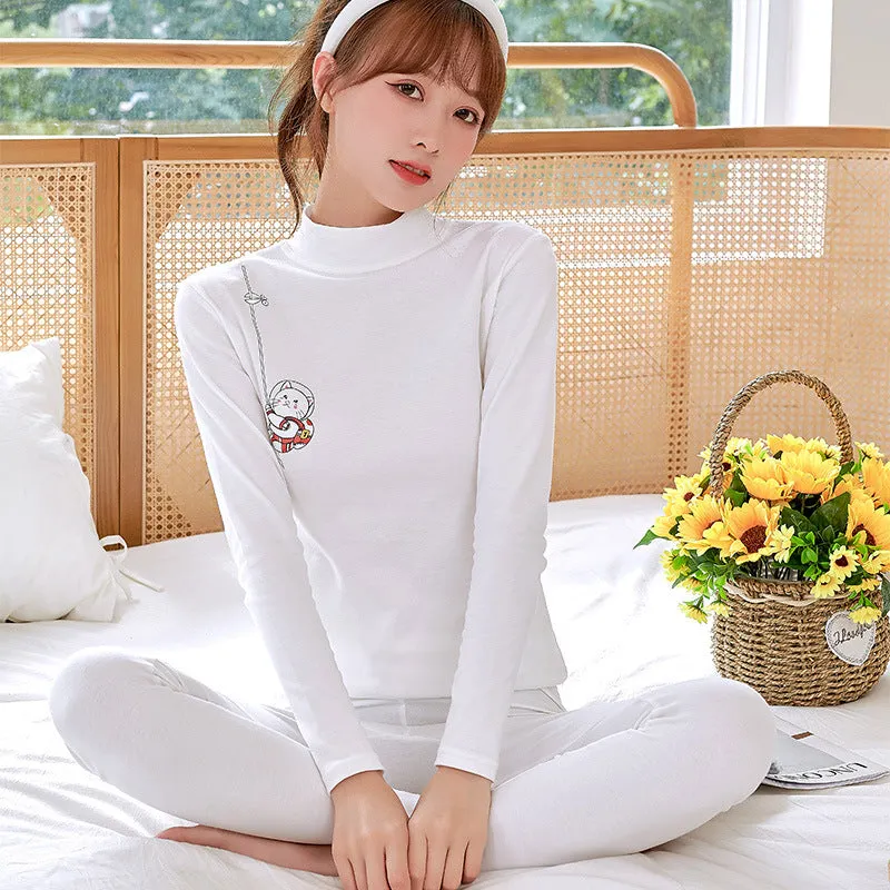 Instock-cotton youth thermal women's autumn clothes autumn pants