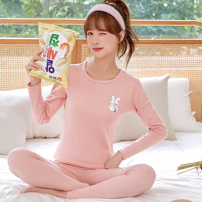 Instock-cotton youth thermal women's autumn clothes autumn pants