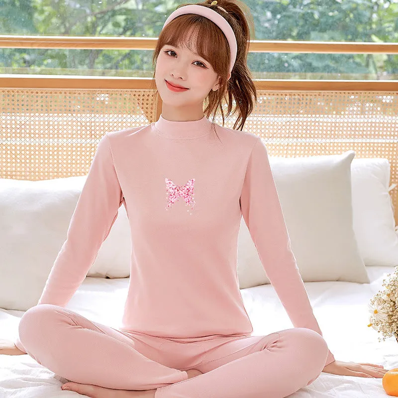 Instock-cotton youth thermal women's autumn clothes autumn pants