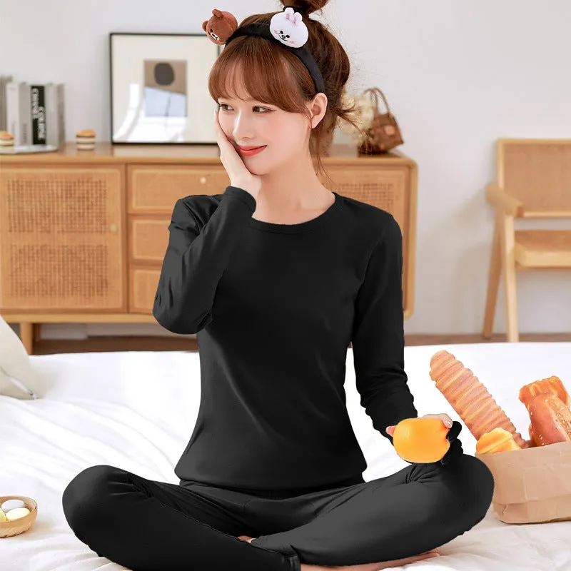 Instock-cotton youth thermal women's autumn clothes autumn pants