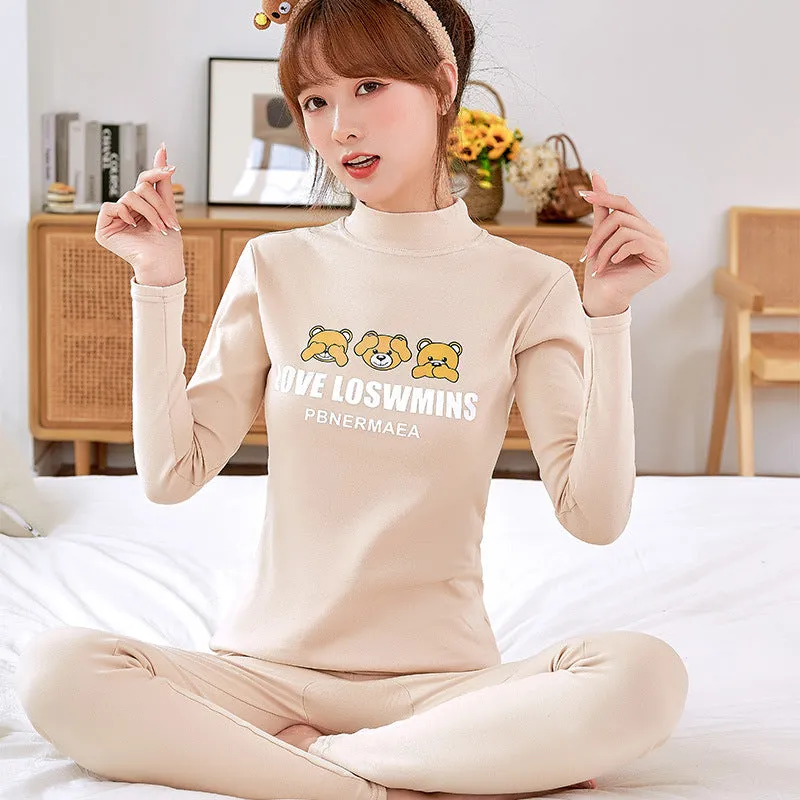 Instock-cotton youth thermal women's autumn clothes autumn pants