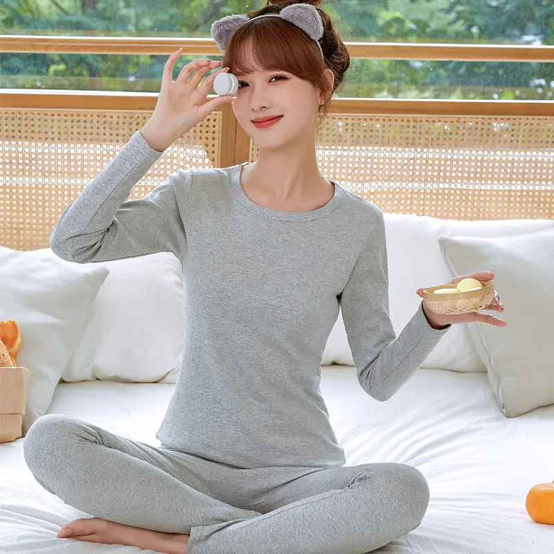 Instock-cotton youth thermal women's autumn clothes autumn pants