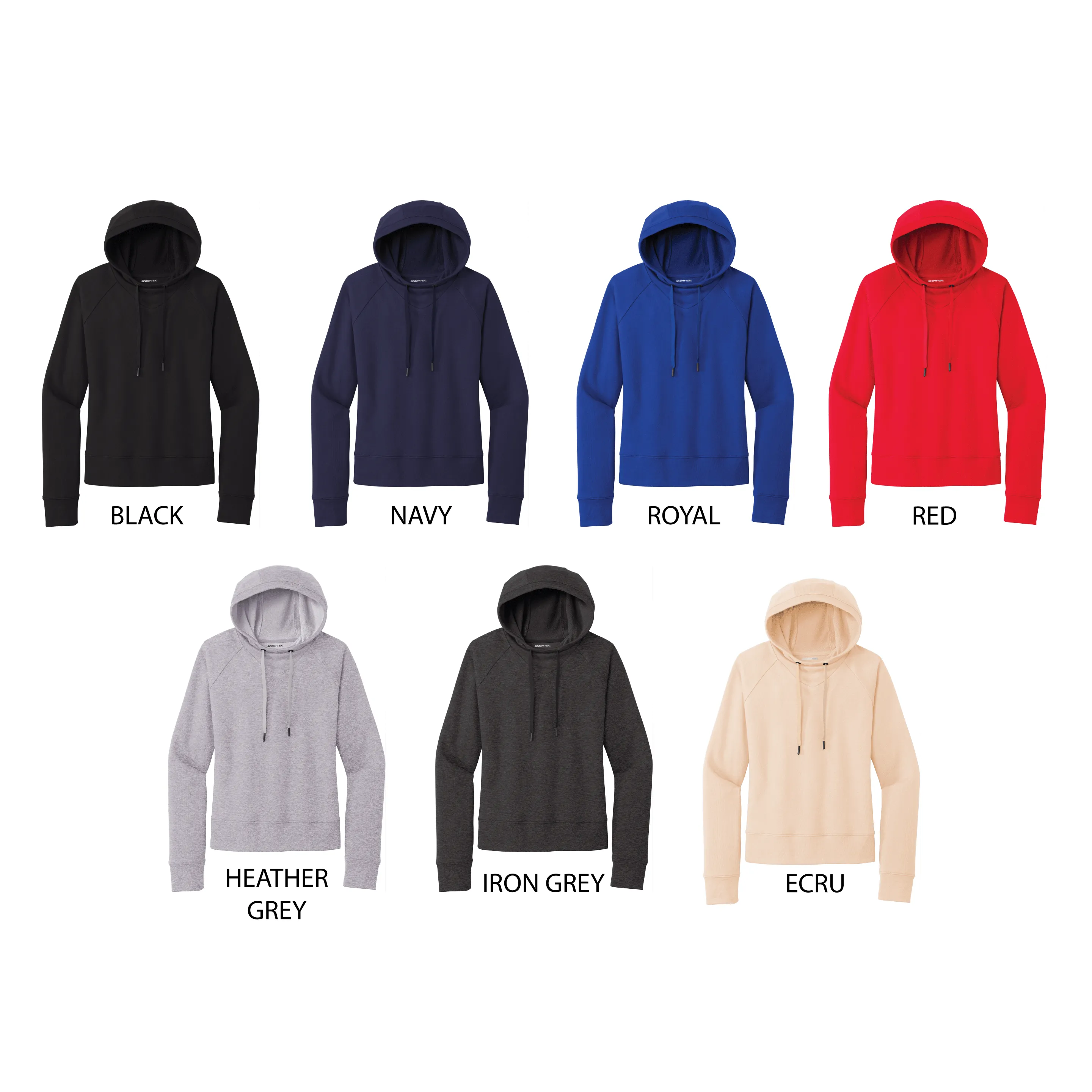 Islandwalk Pickleball Ladies Lightweight French Terry Pullover Hoodie