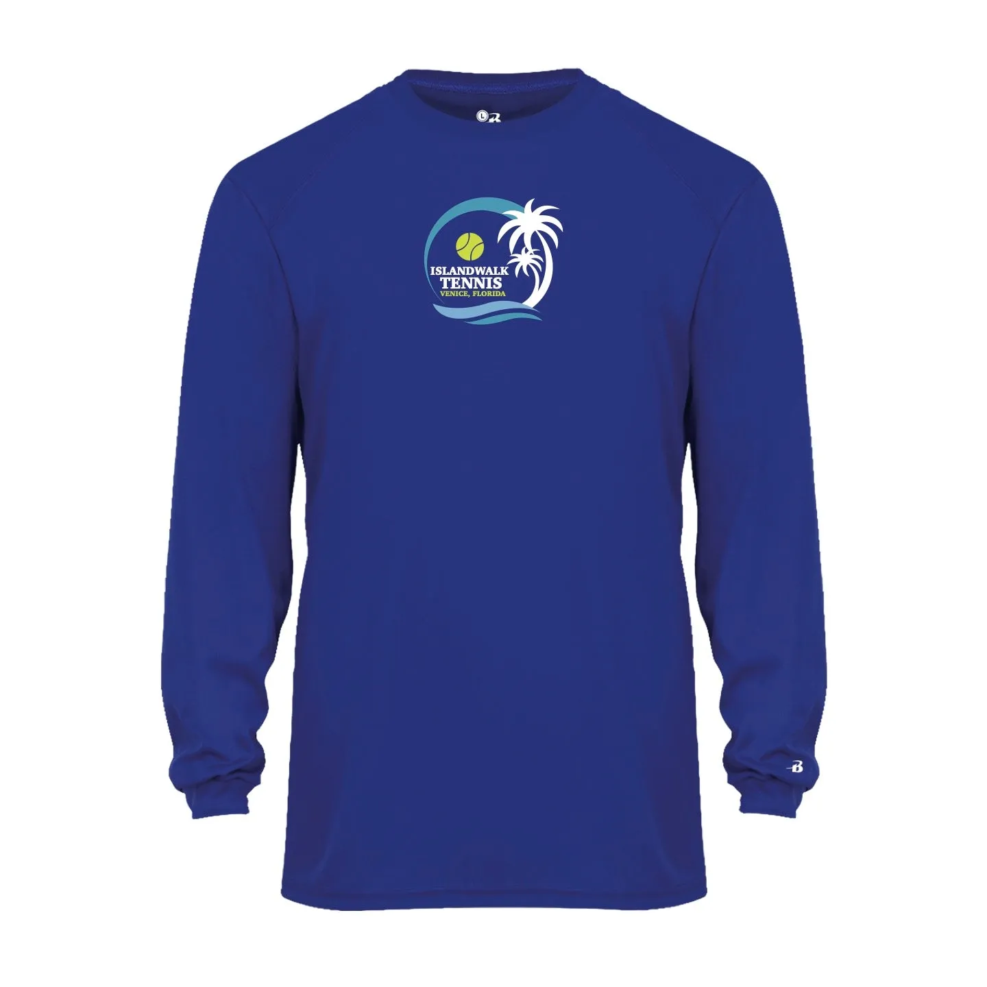 Islandwalk Tennis Men's Performance Long Sleeve T-Shirt - Large Front Logo