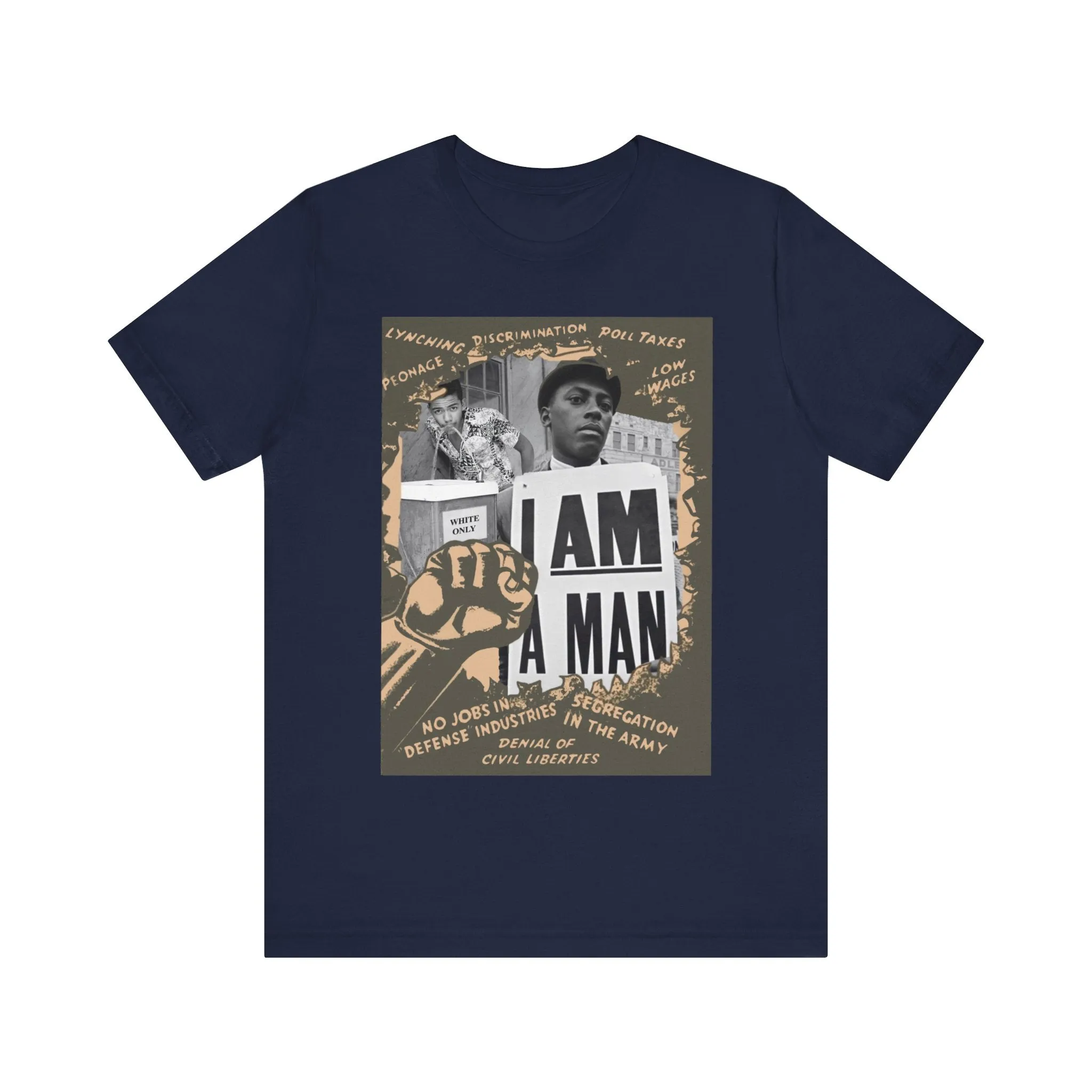 Jim Crow: Unisex Jersey Short Sleeve Tee