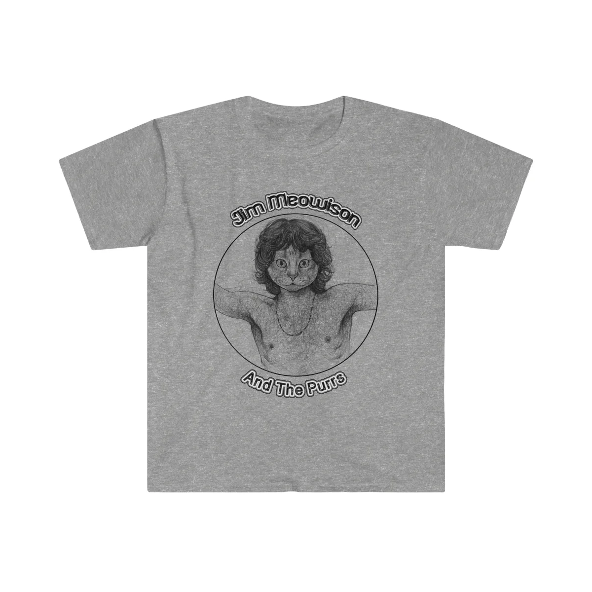 Jim Meowison T-Shirt on Softstyle