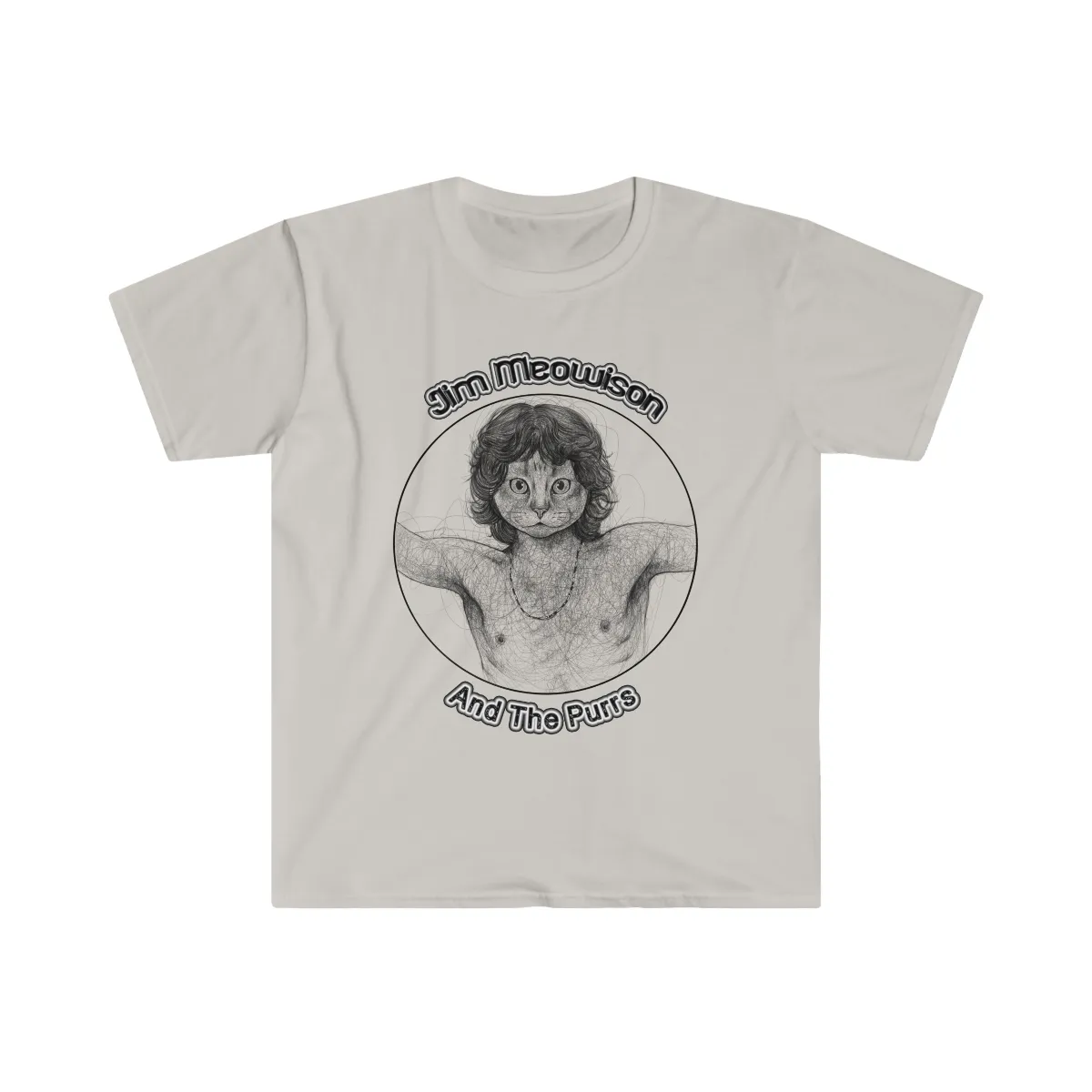 Jim Meowison T-Shirt on Softstyle