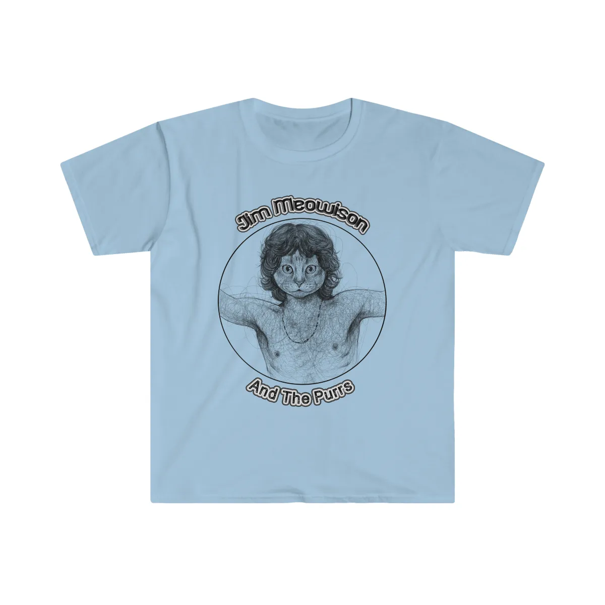 Jim Meowison T-Shirt on Softstyle
