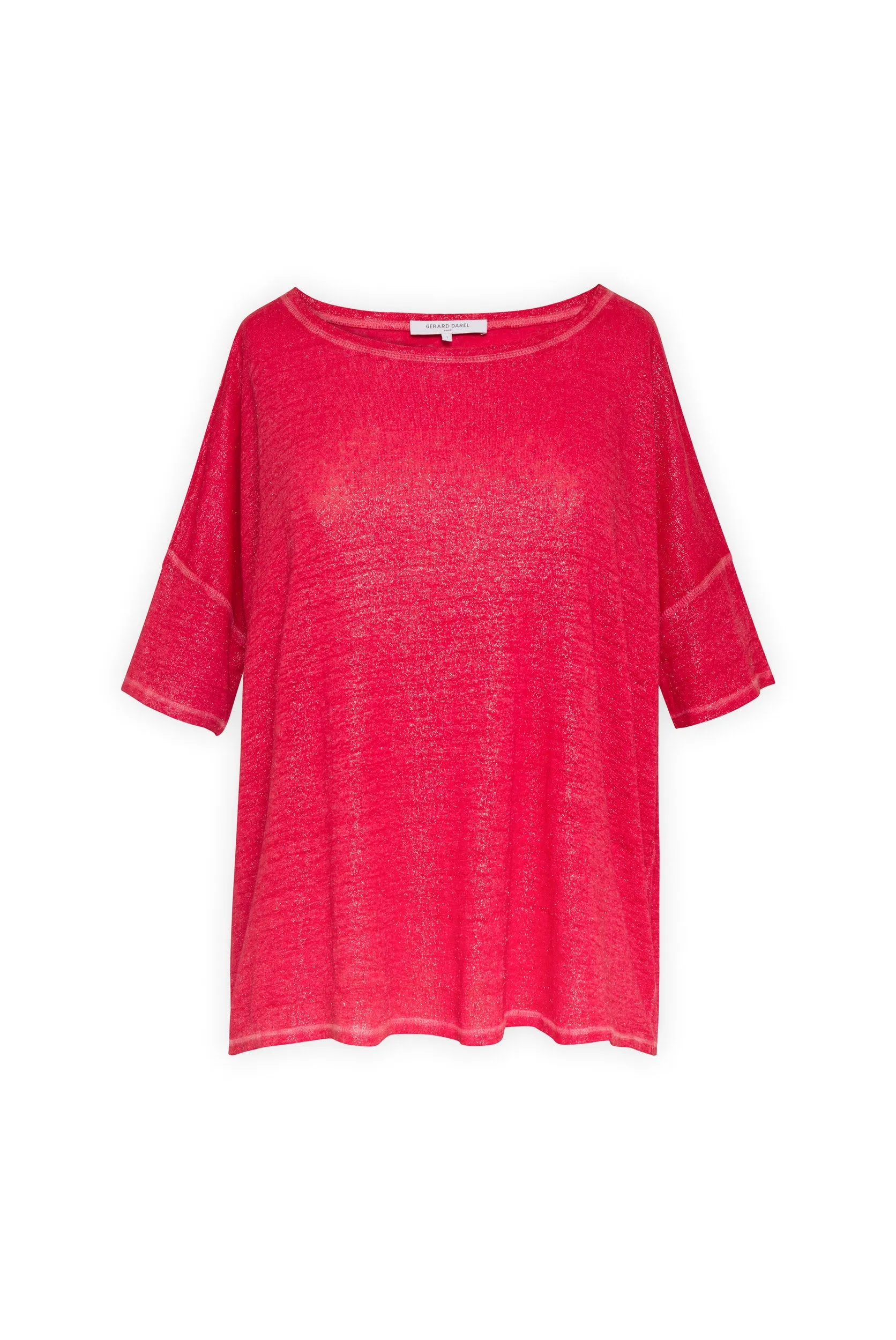 JOANIE OVERSIZED LINEN T-SHIRT