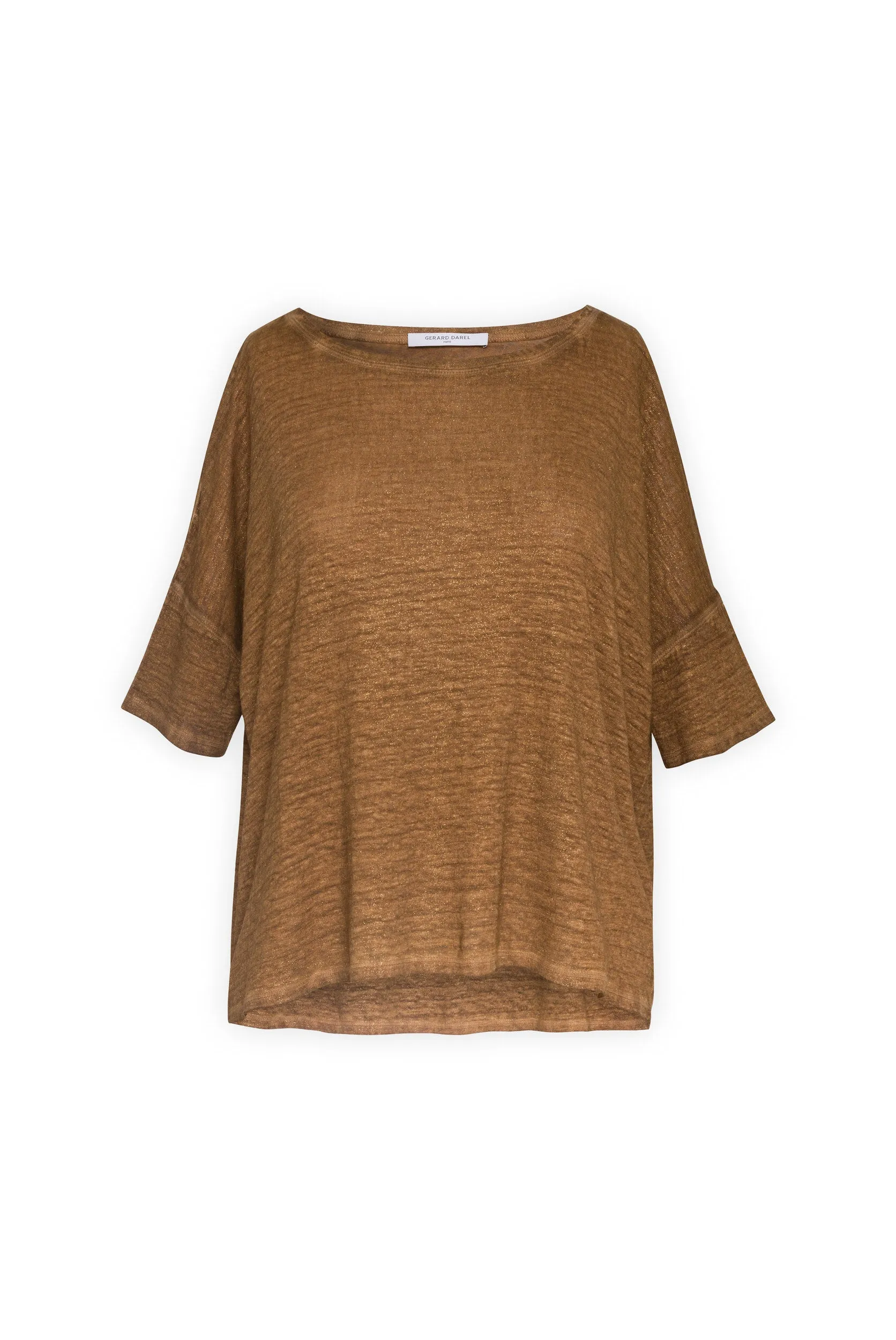 JOANIE OVERSIZED LINEN T-SHIRT