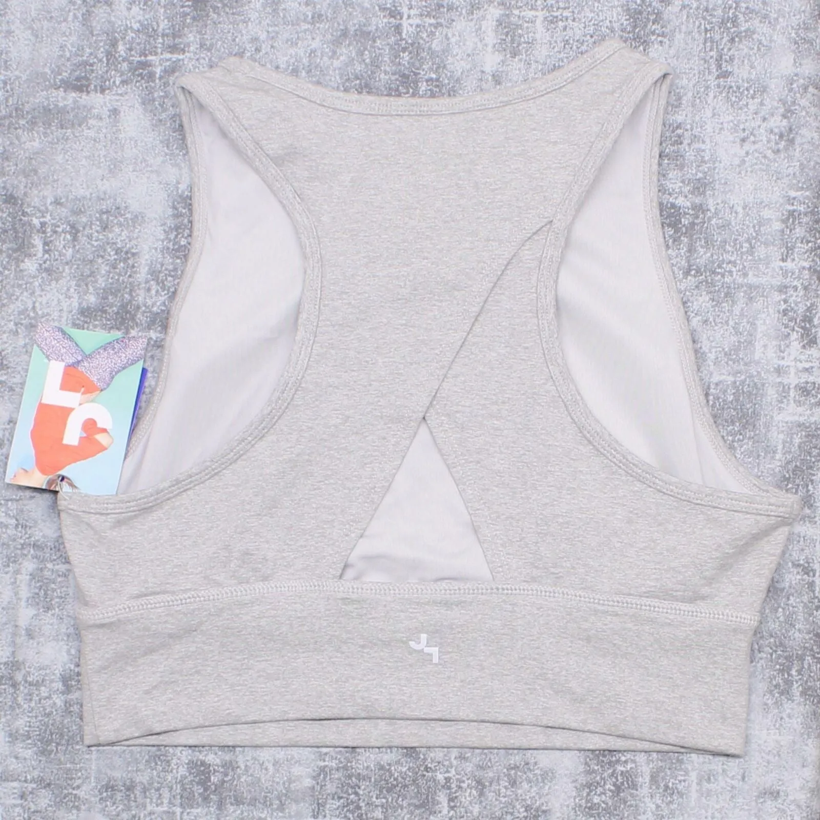 JoyLab Women's High Neck Brushed Jersey Longline Sports Bra