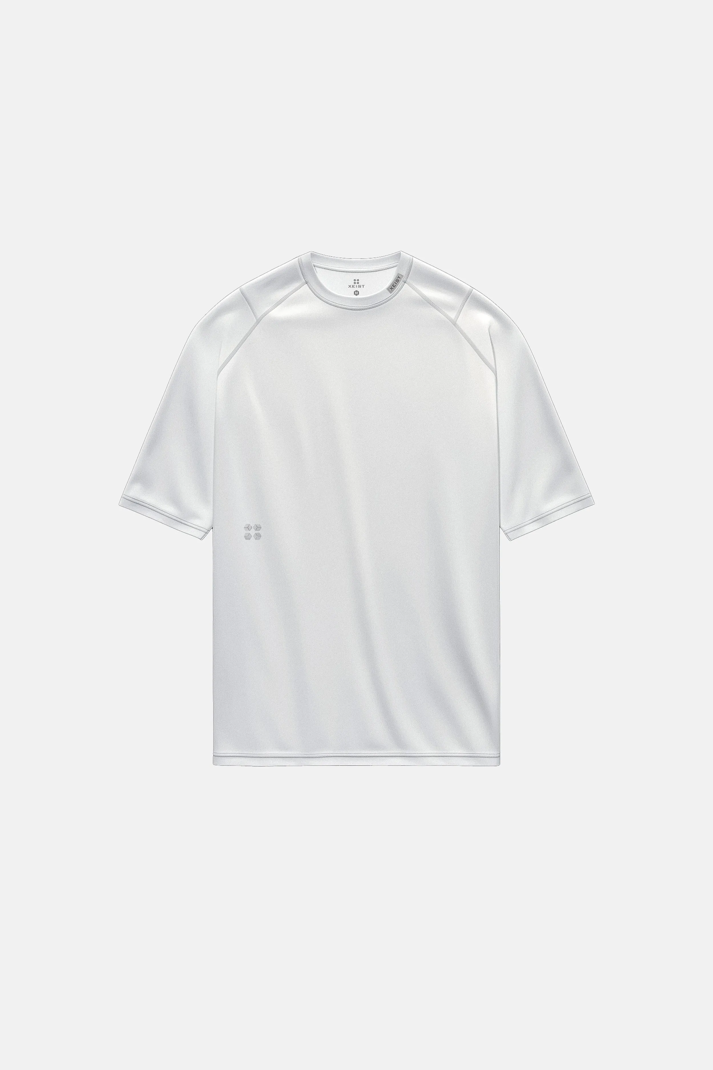 Kids Unisex Compression Short Sleeve - White