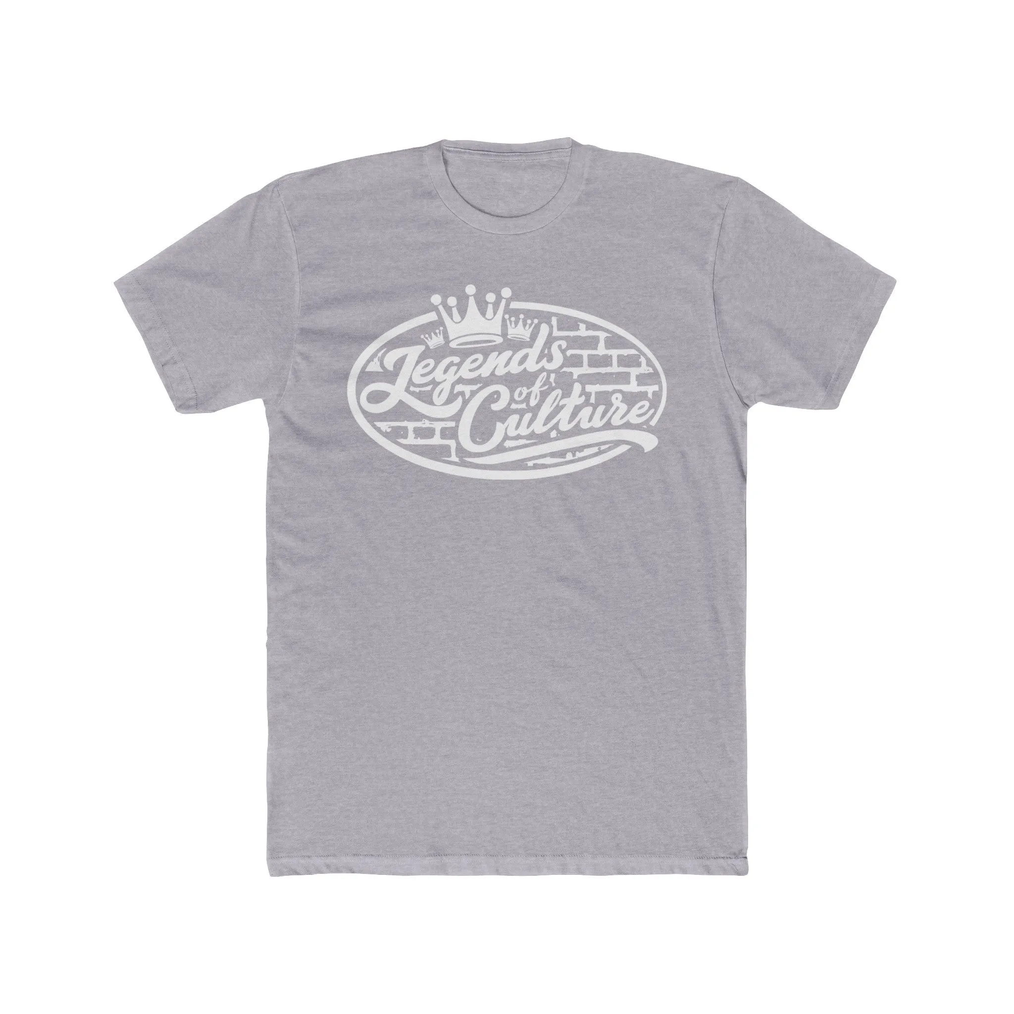 Legends of Culture White Logo Unisex Cotton Crew Tee