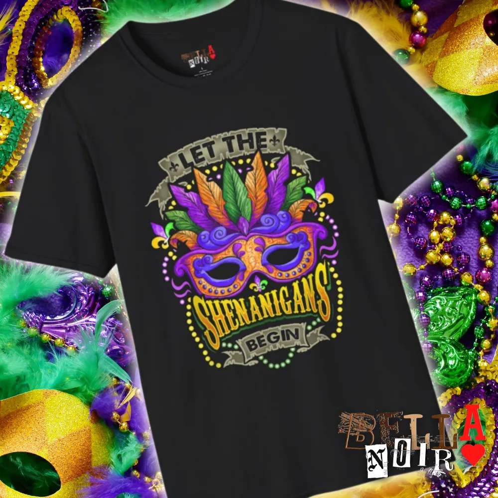 Let the Shenanigans Begin Unisex Softstyle T-Shirt