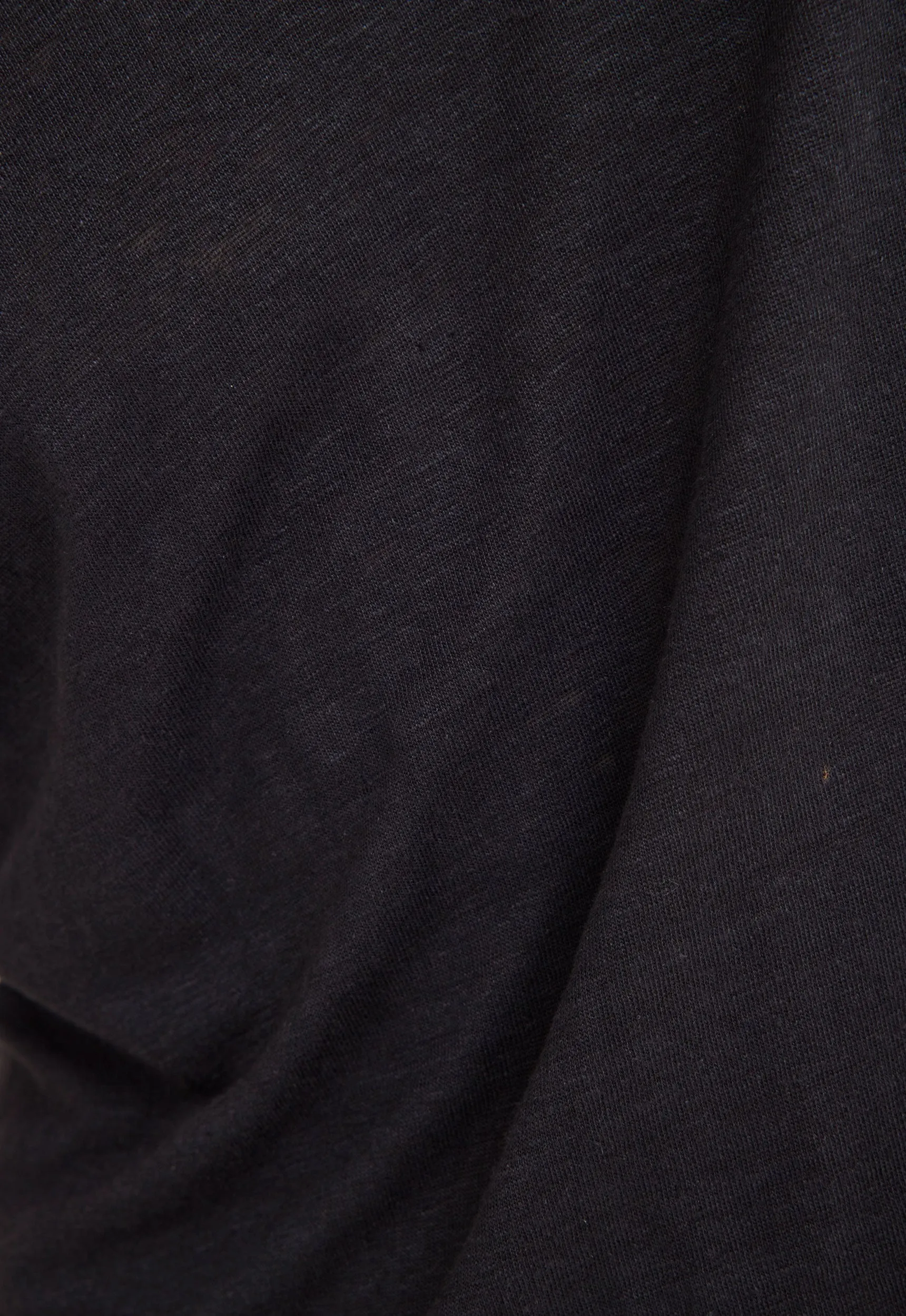 Line Linen Tee - Black