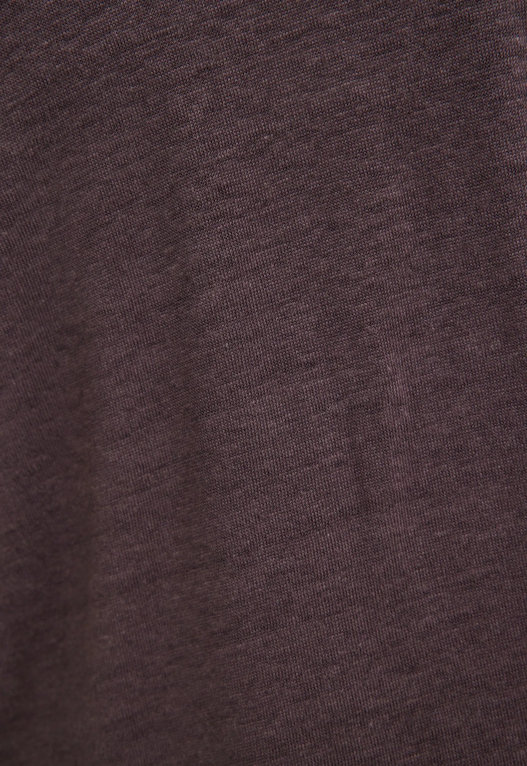 Line Linen Tee - Dirt Brown