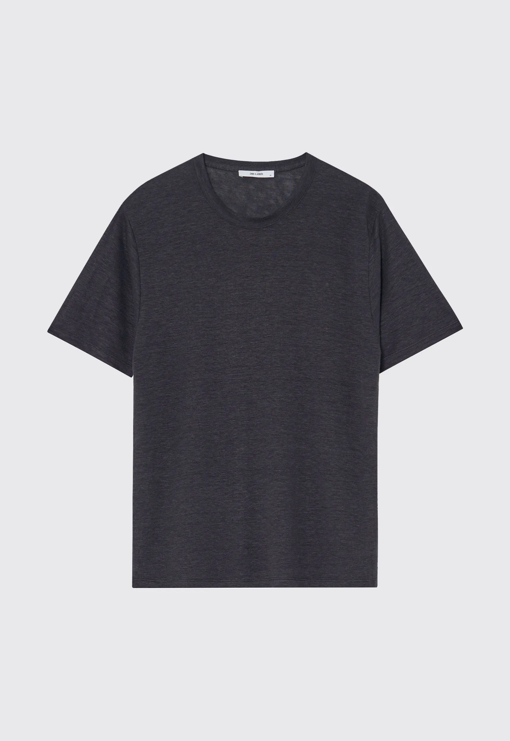 Line Linen Tee - Steelo Grey