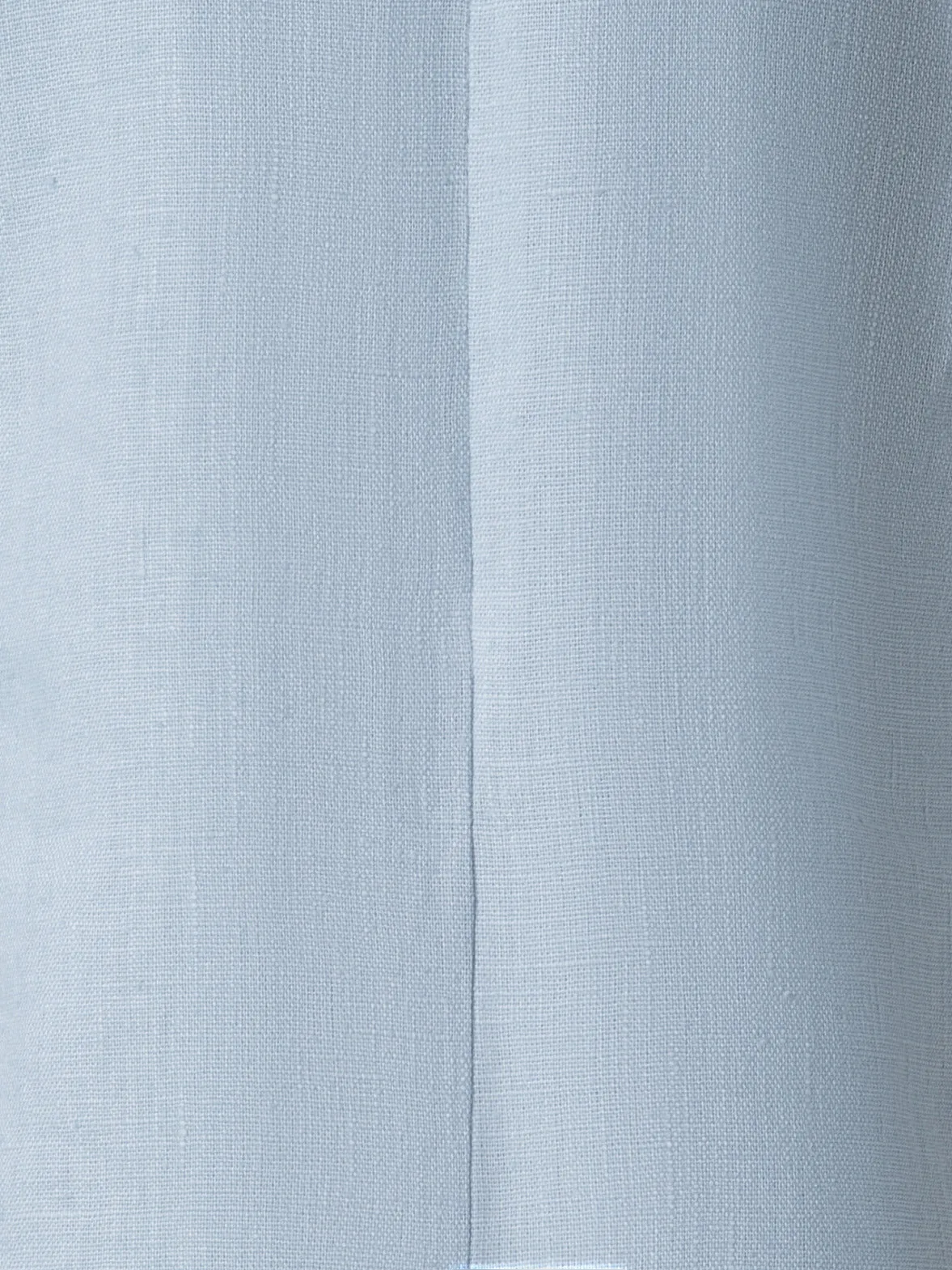 Linen Blouse with 3D Carnation Detail