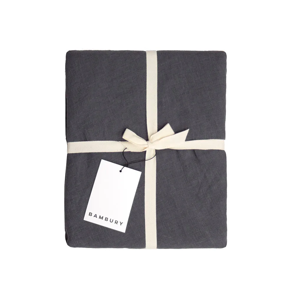 Linen Round Tablecloth - Ivory