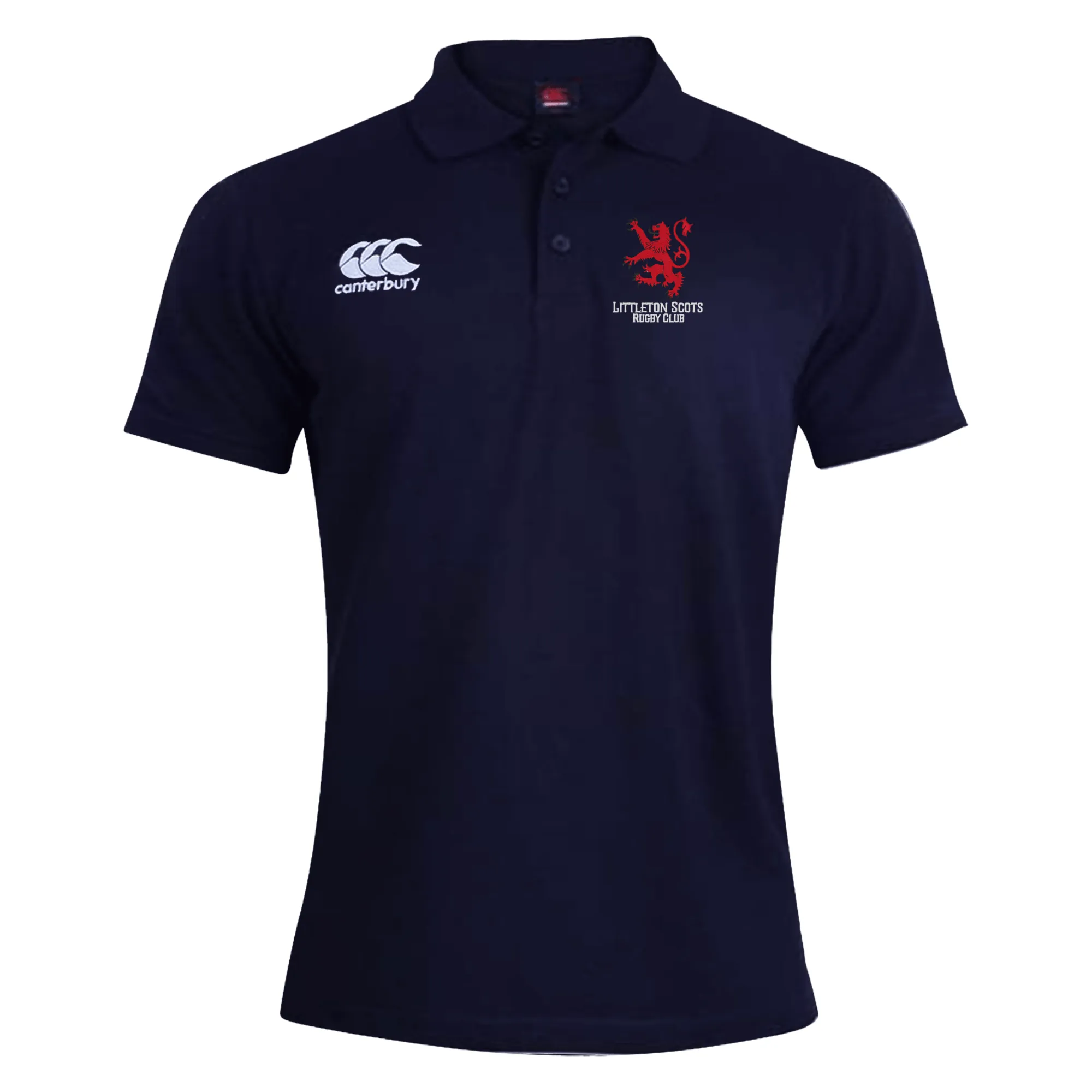 Littleton Scots Rugby Waimak Polo by Canterbury